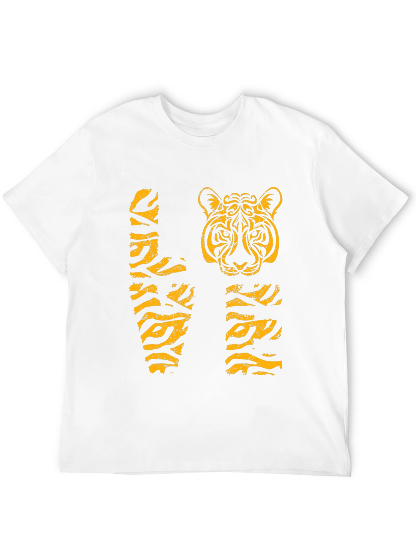 Tiger Stripe Love Graphic Tee - Black