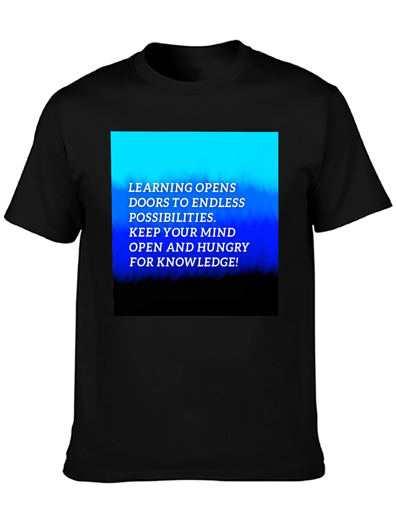 Inspirational Learning Graphic Tee - Knowledge is Key