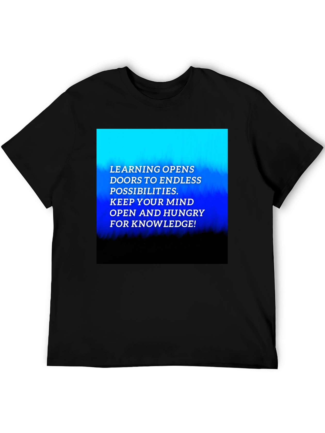 Inspirational Learning Graphic Tee - Knowledge is Key