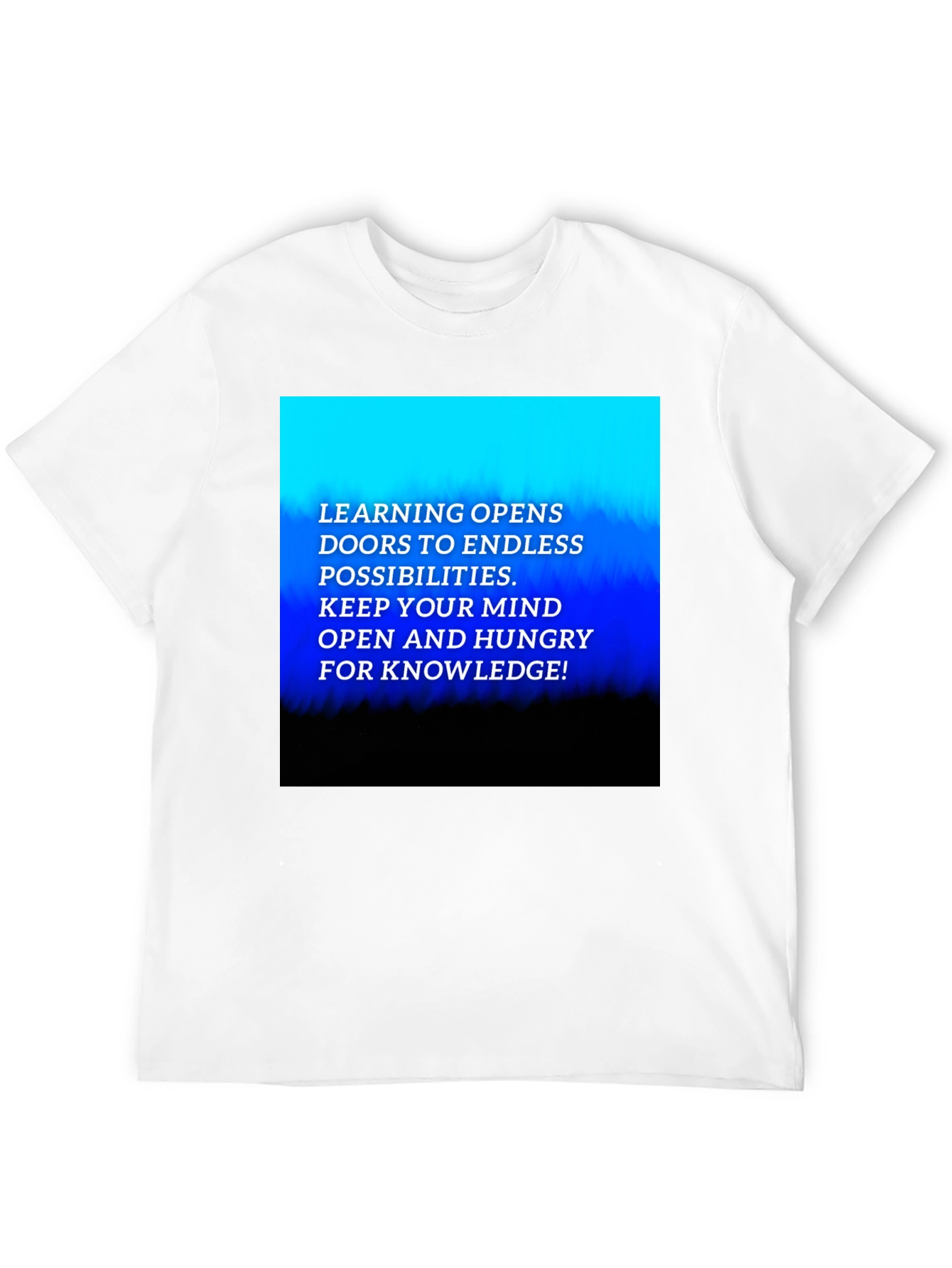 Inspirational Learning Graphic Tee - Knowledge is Key