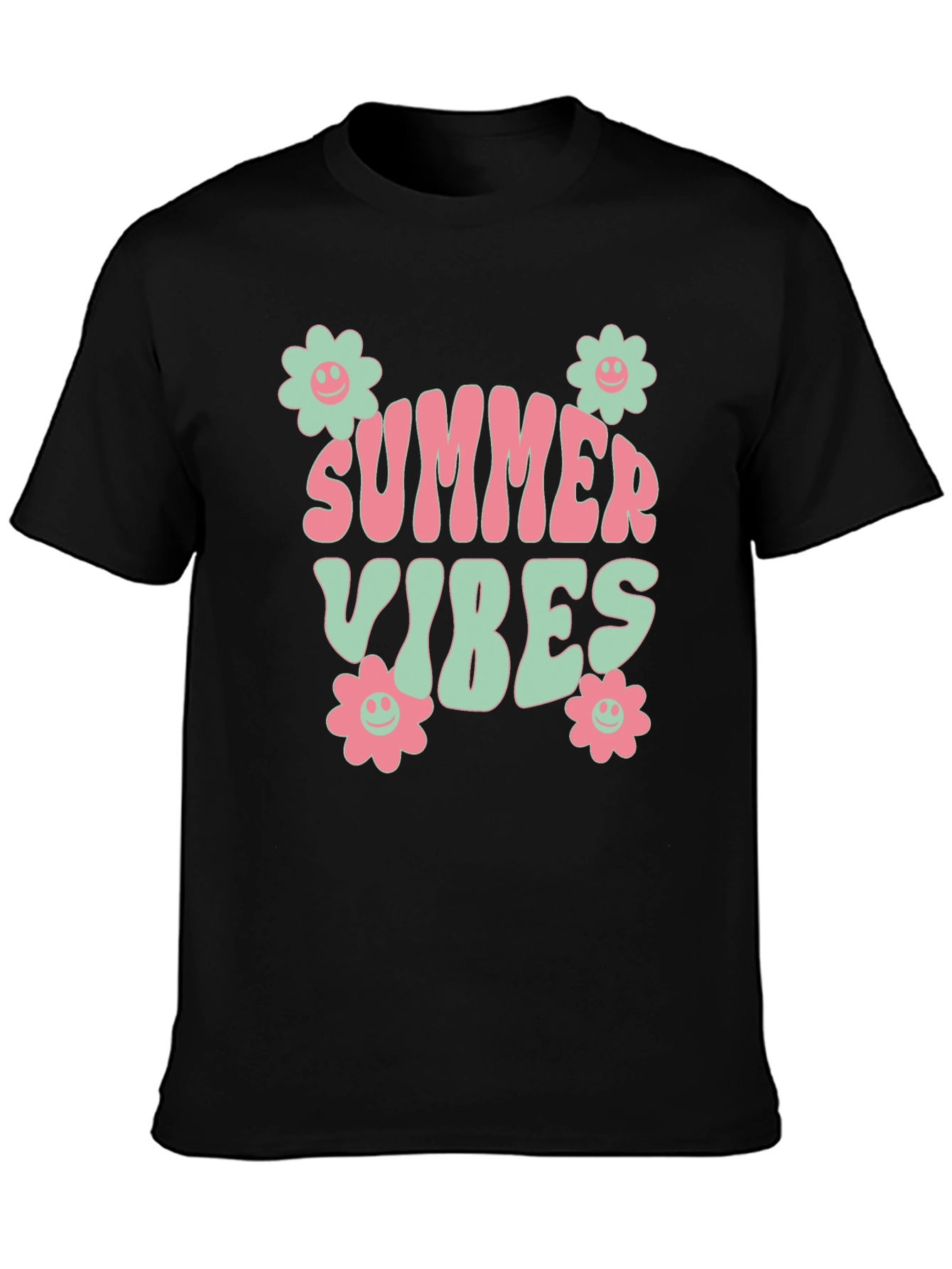 Summer Vibes Graphic Tee - Retro Style