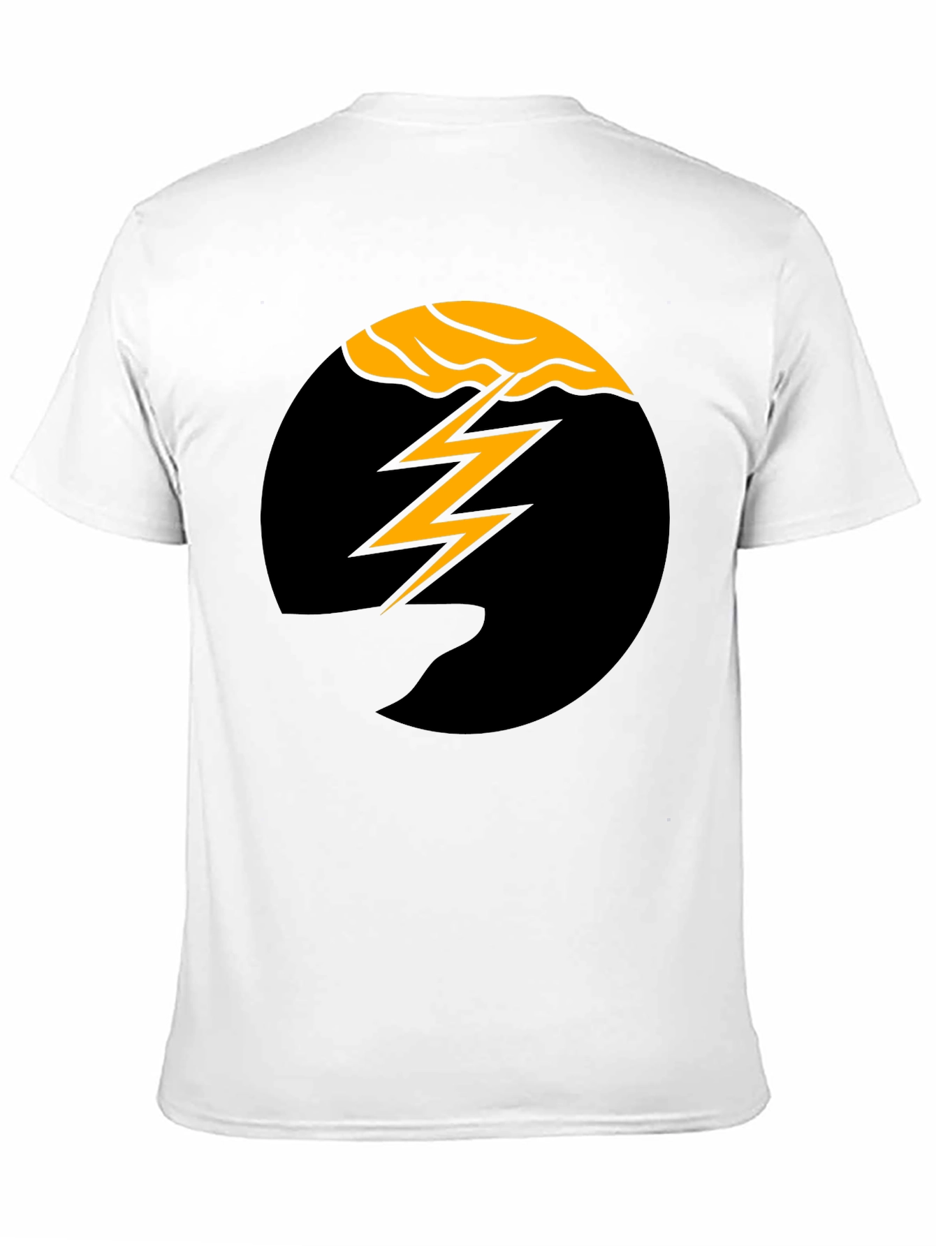 Black Lightning Bolt Graphic Tee