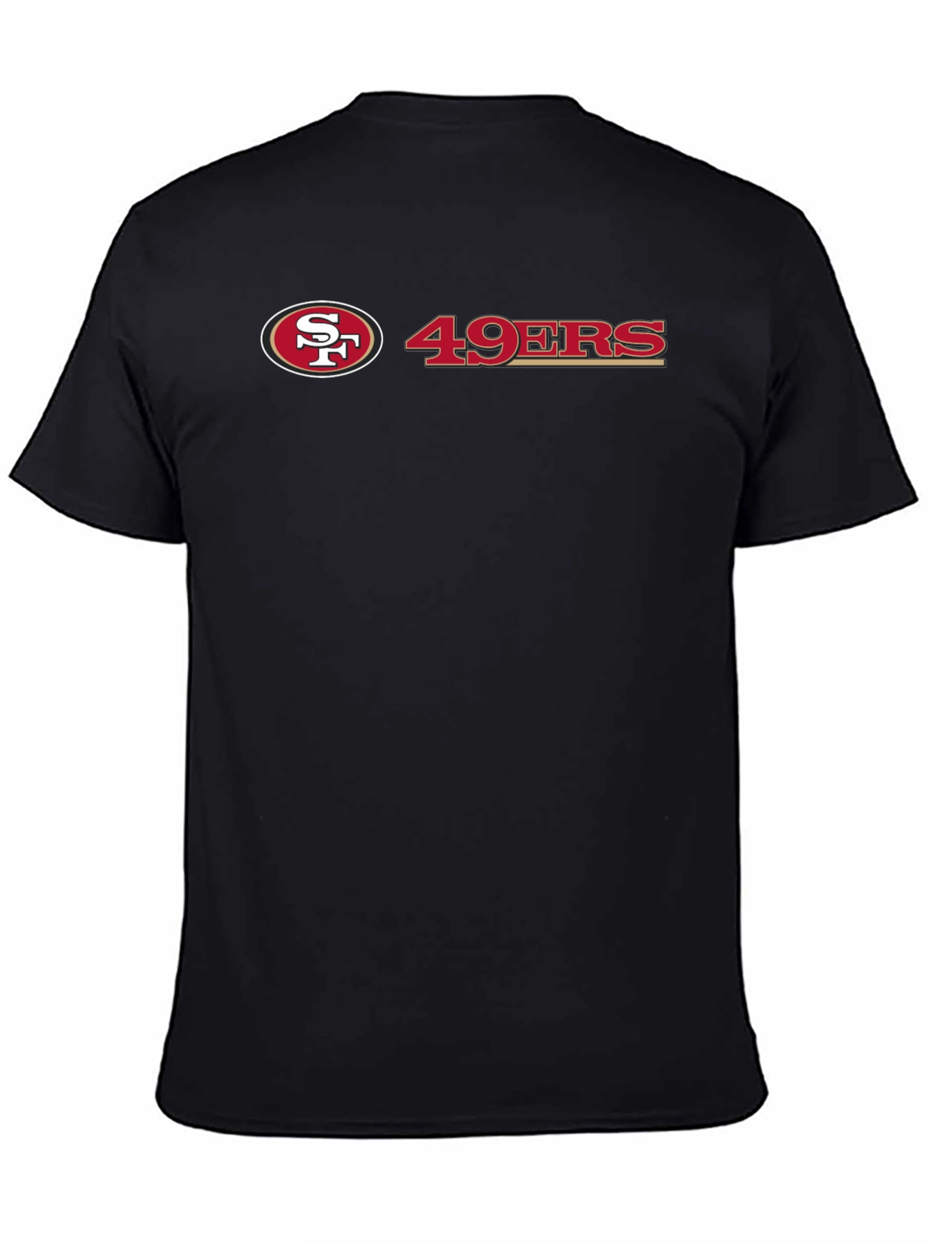 49ers T-Shirt - Black Cotton Blend