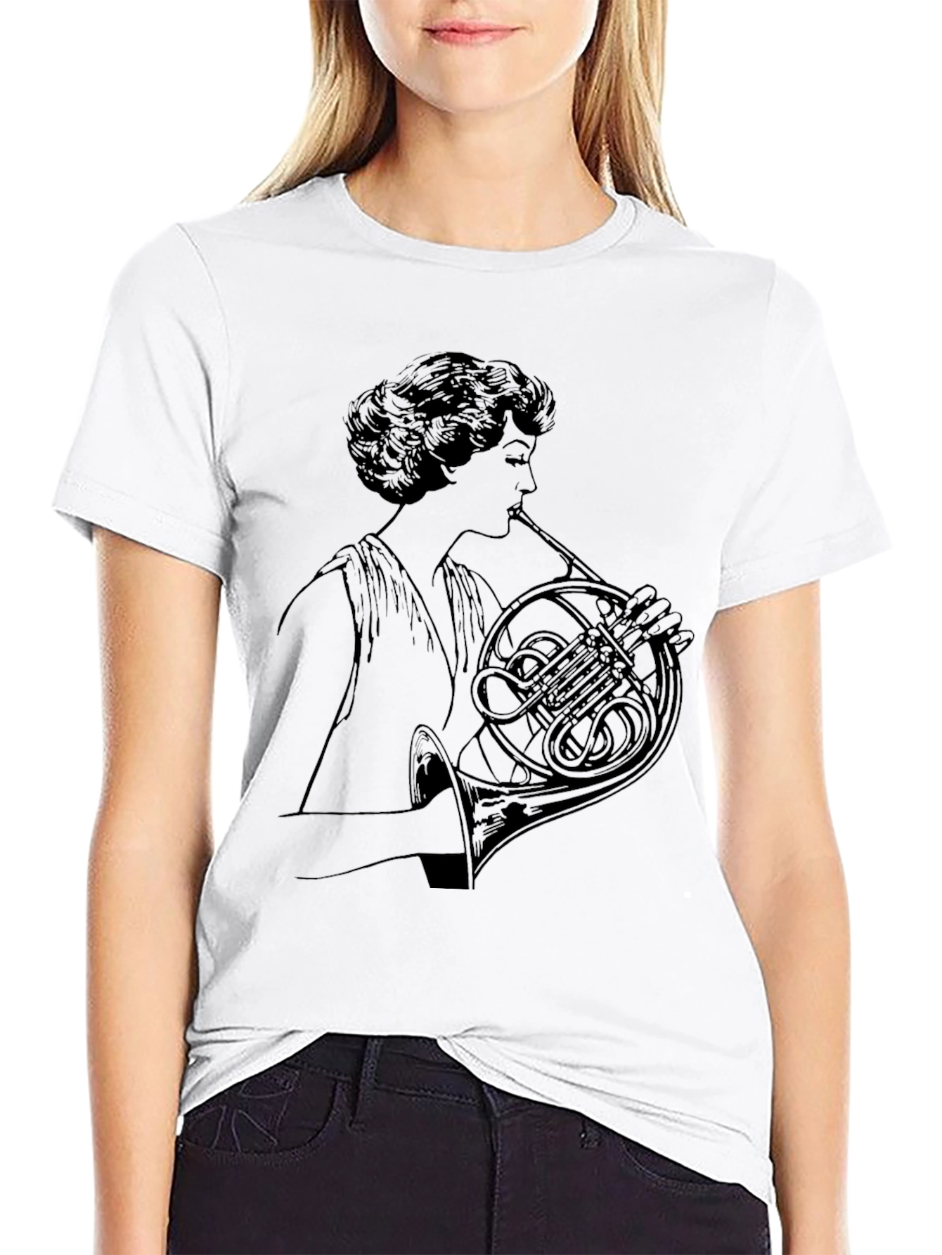 French Horn Player Graphic T-Shirt - Unisex