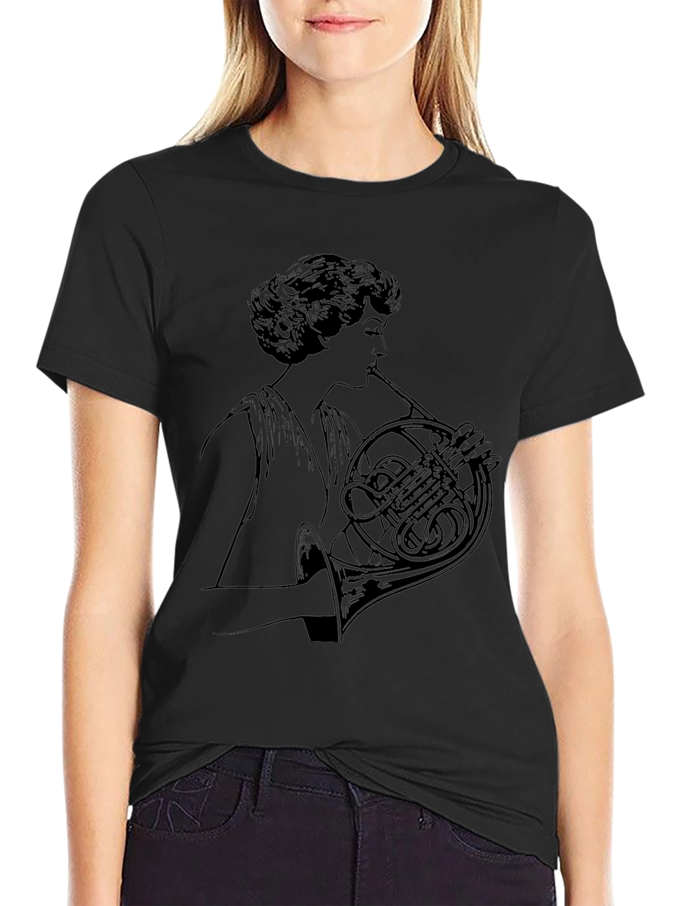 French Horn Player Graphic T-Shirt - Unisex
