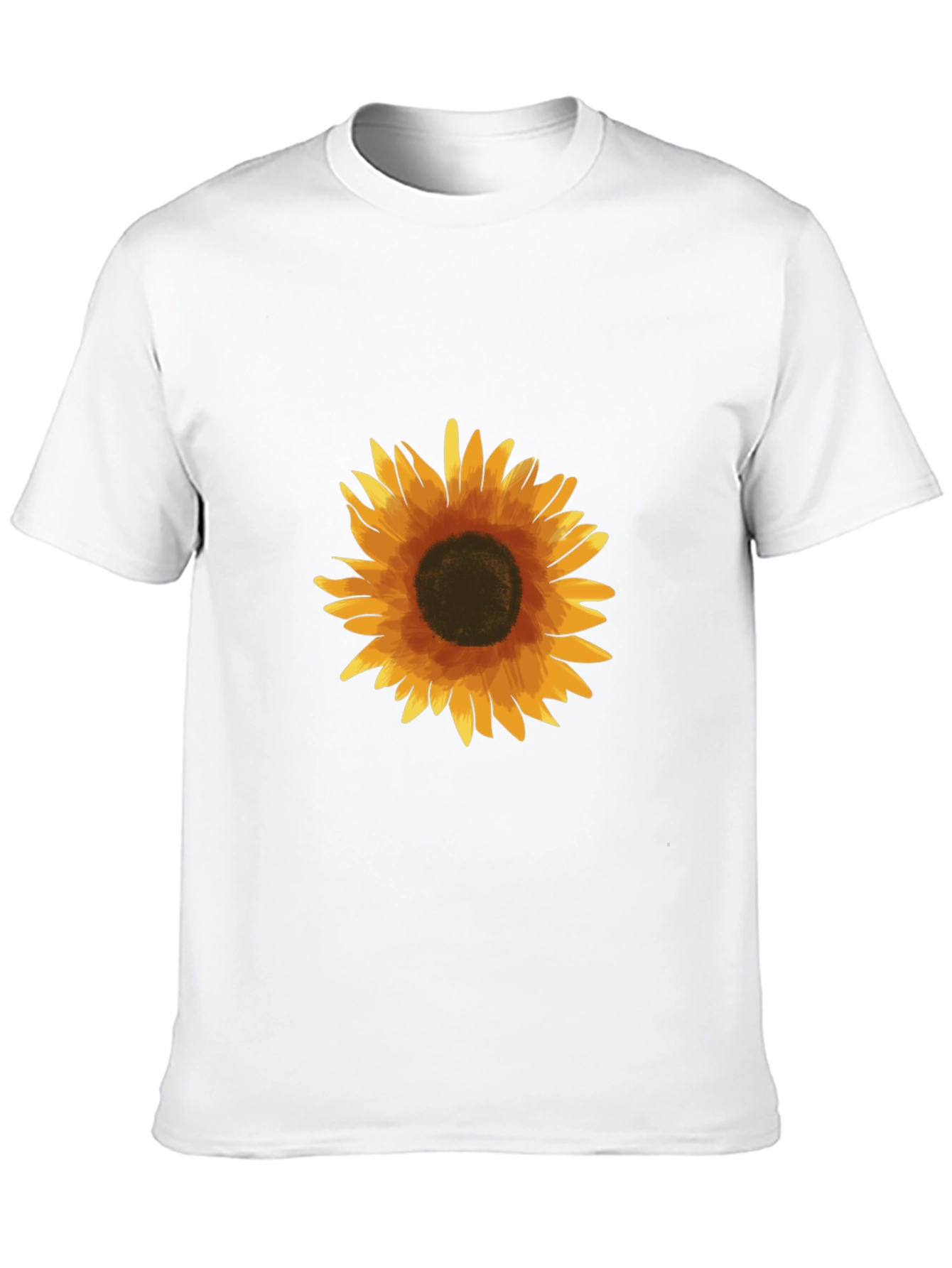 Sunflower Graphic Black T-Shirt
