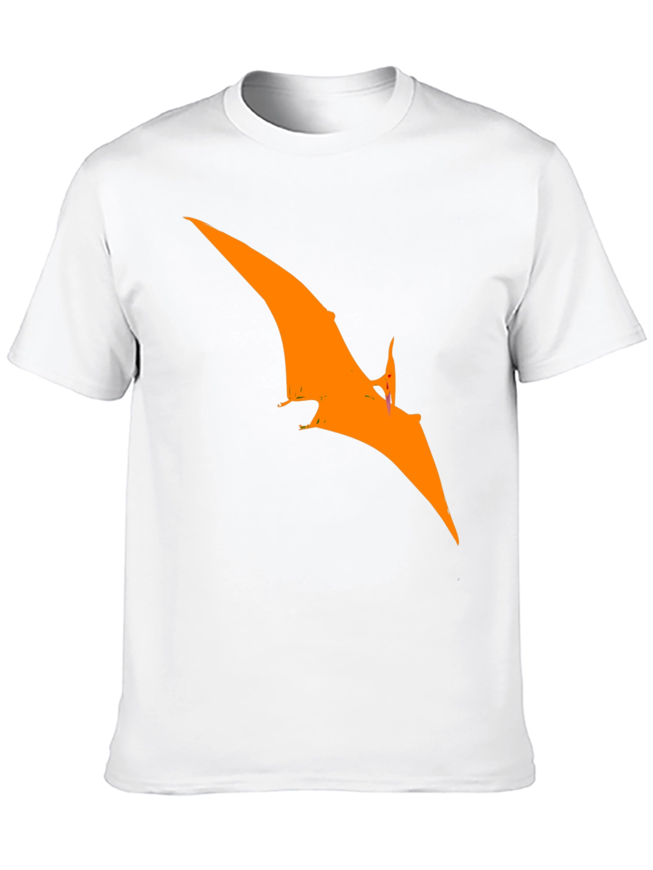 Pterodactyl Graphic Tee - Black Cotton T-Shirt