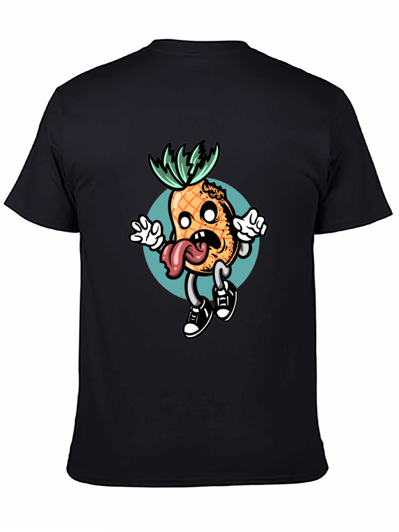 Funny Pineapple Cartoon Graphic Tee
