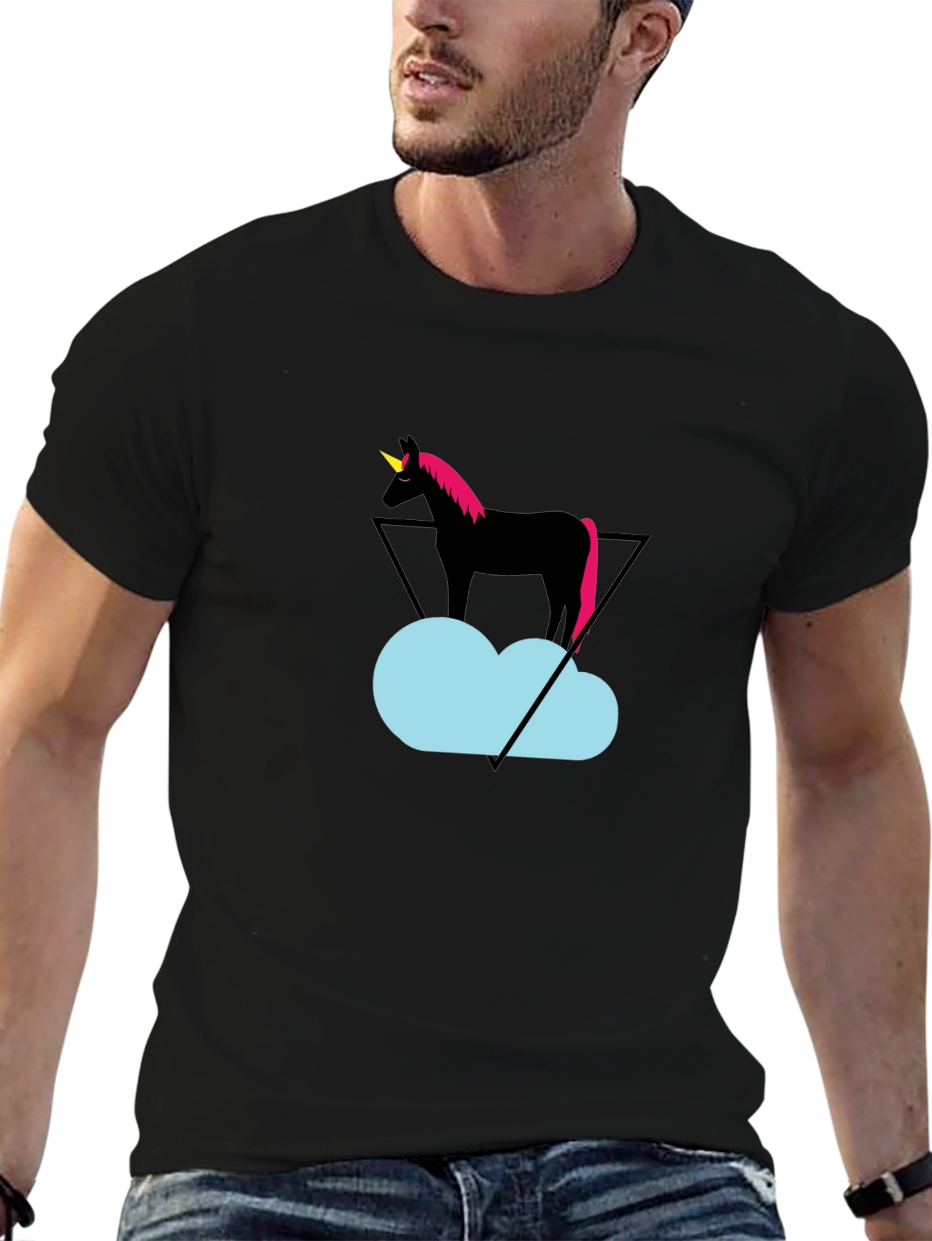 Unicorn on Cloud Graphic Tee