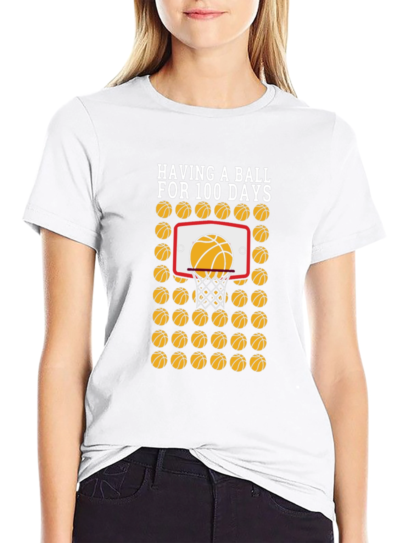Basketball 100 Days T-Shirt