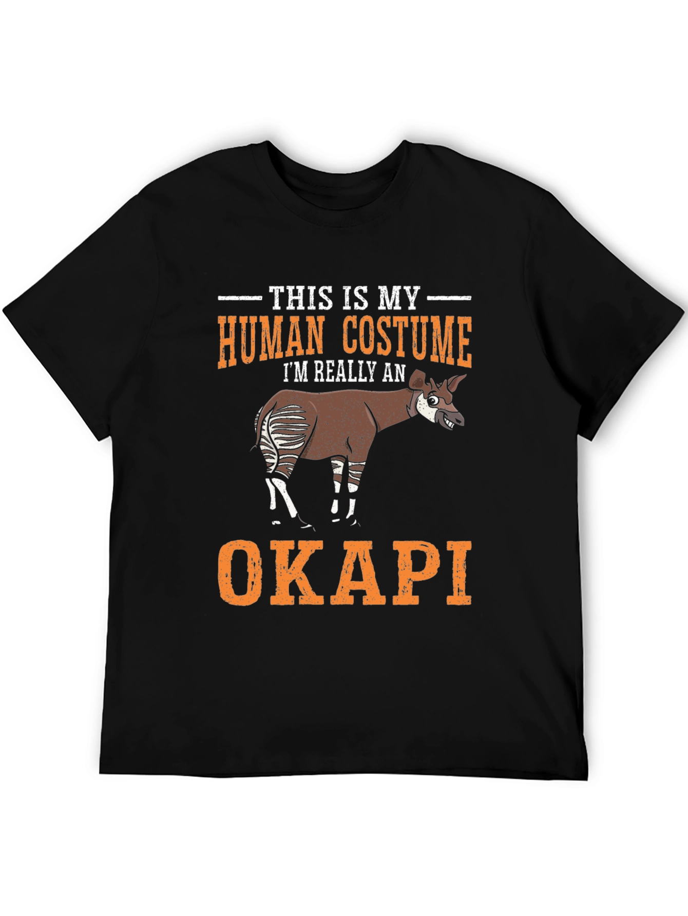 Okapi Human Costume Funny T-Shirt