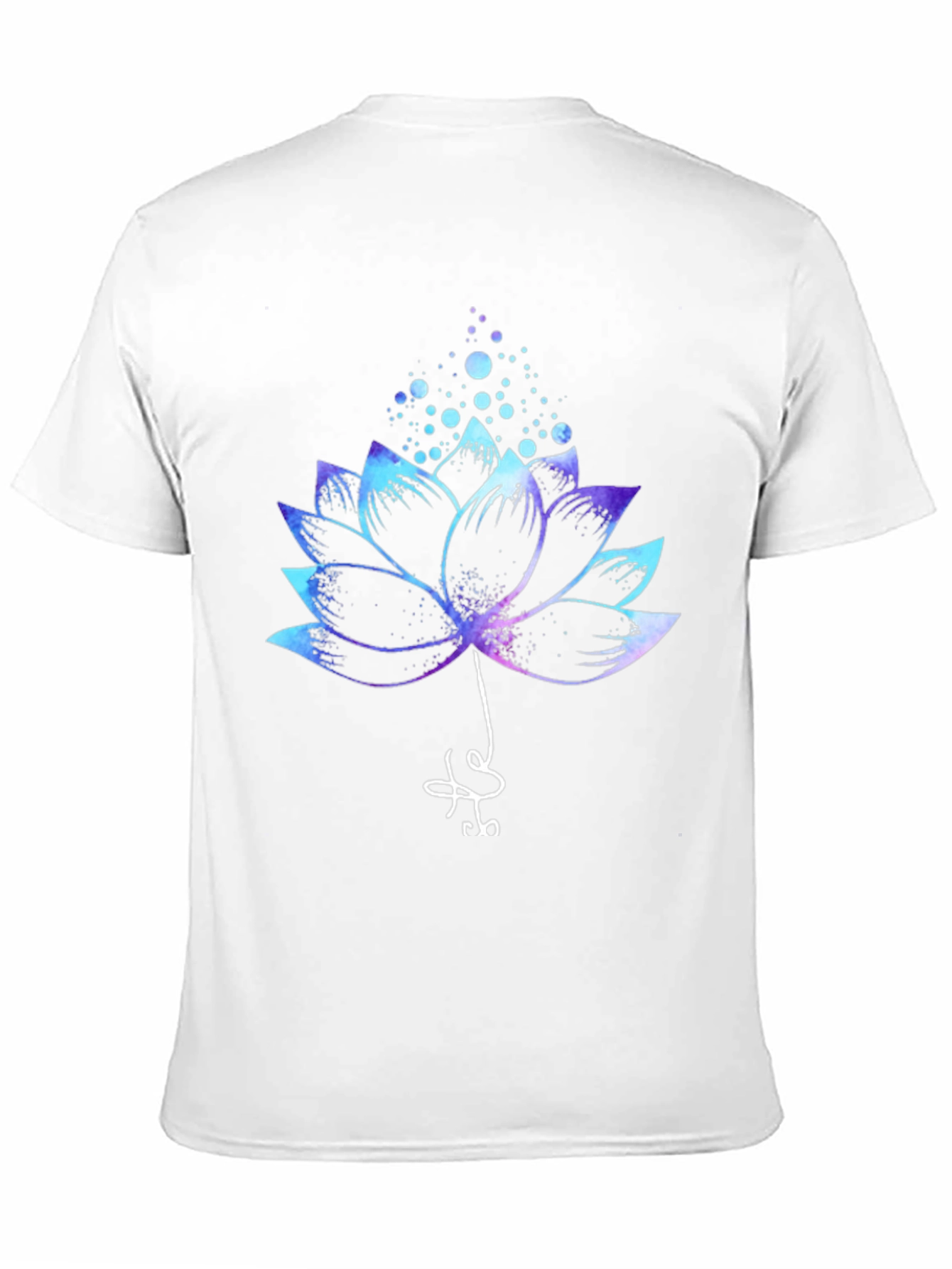 Lotus Flower Graphic Tee - Mens Black T-Shirt