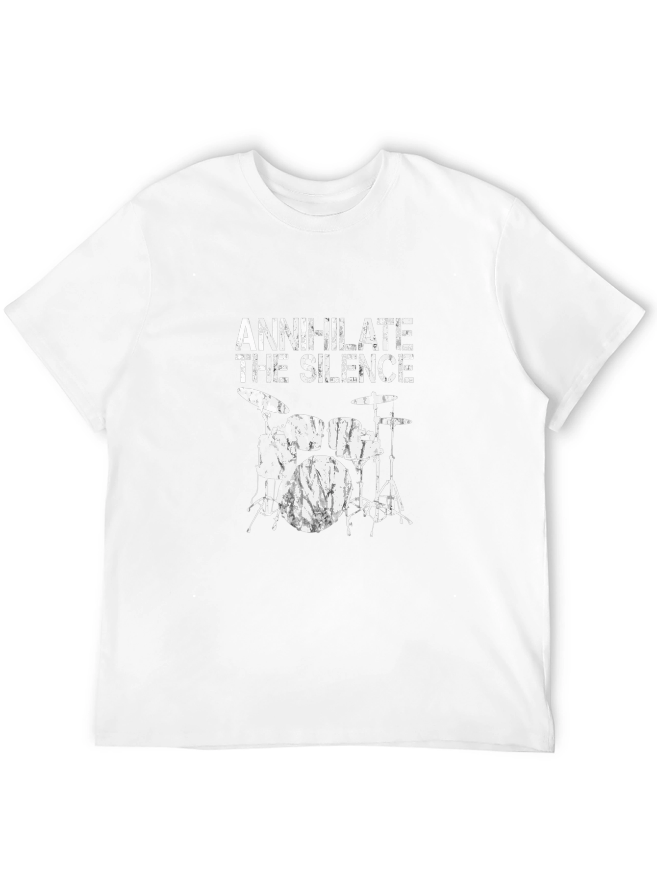 Annihilate The Silence Drum Set T-Shirt - Black