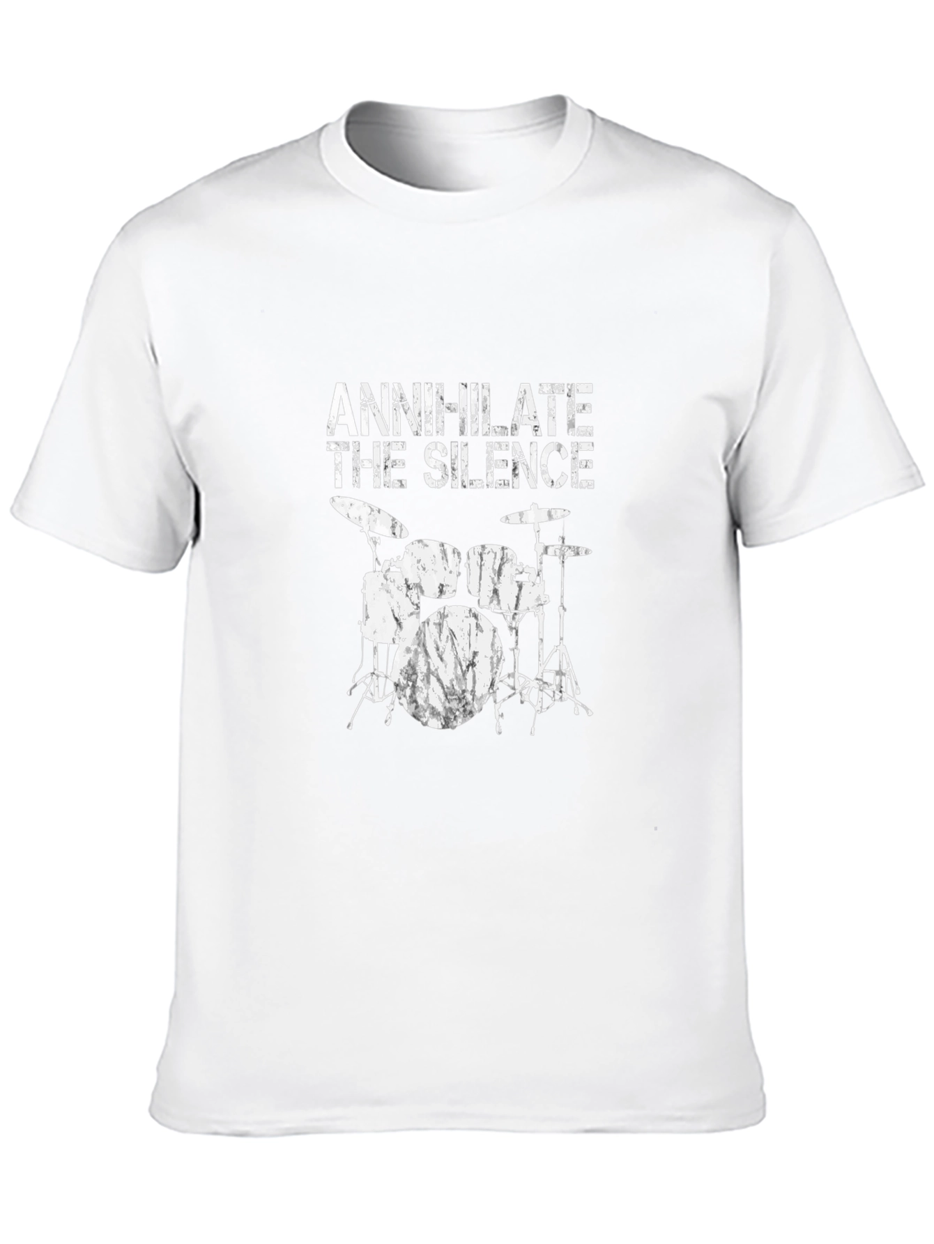 Annihilate The Silence Drum Set T-Shirt - Black