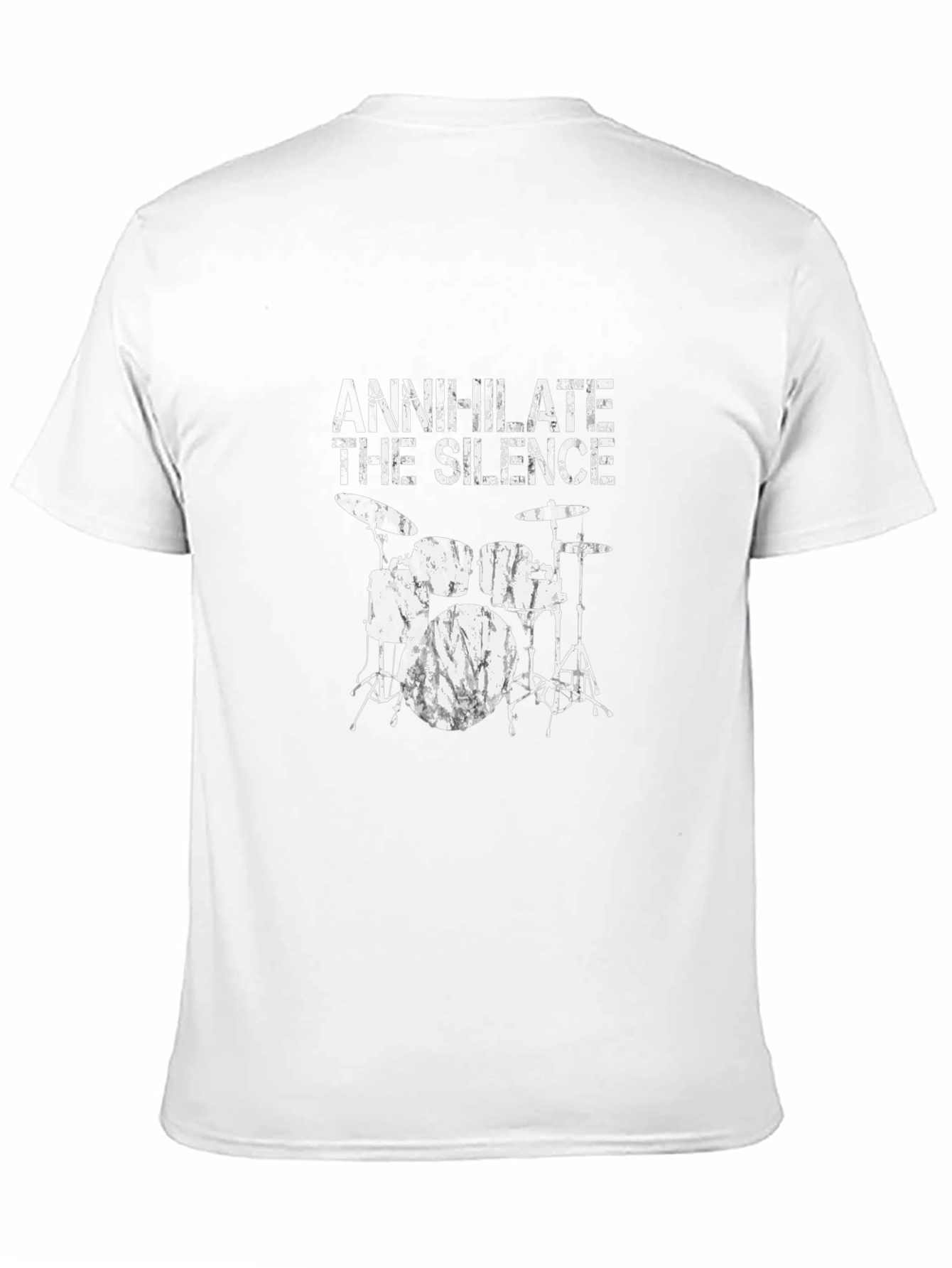 Annihilate The Silence Drum Set T-Shirt - Black