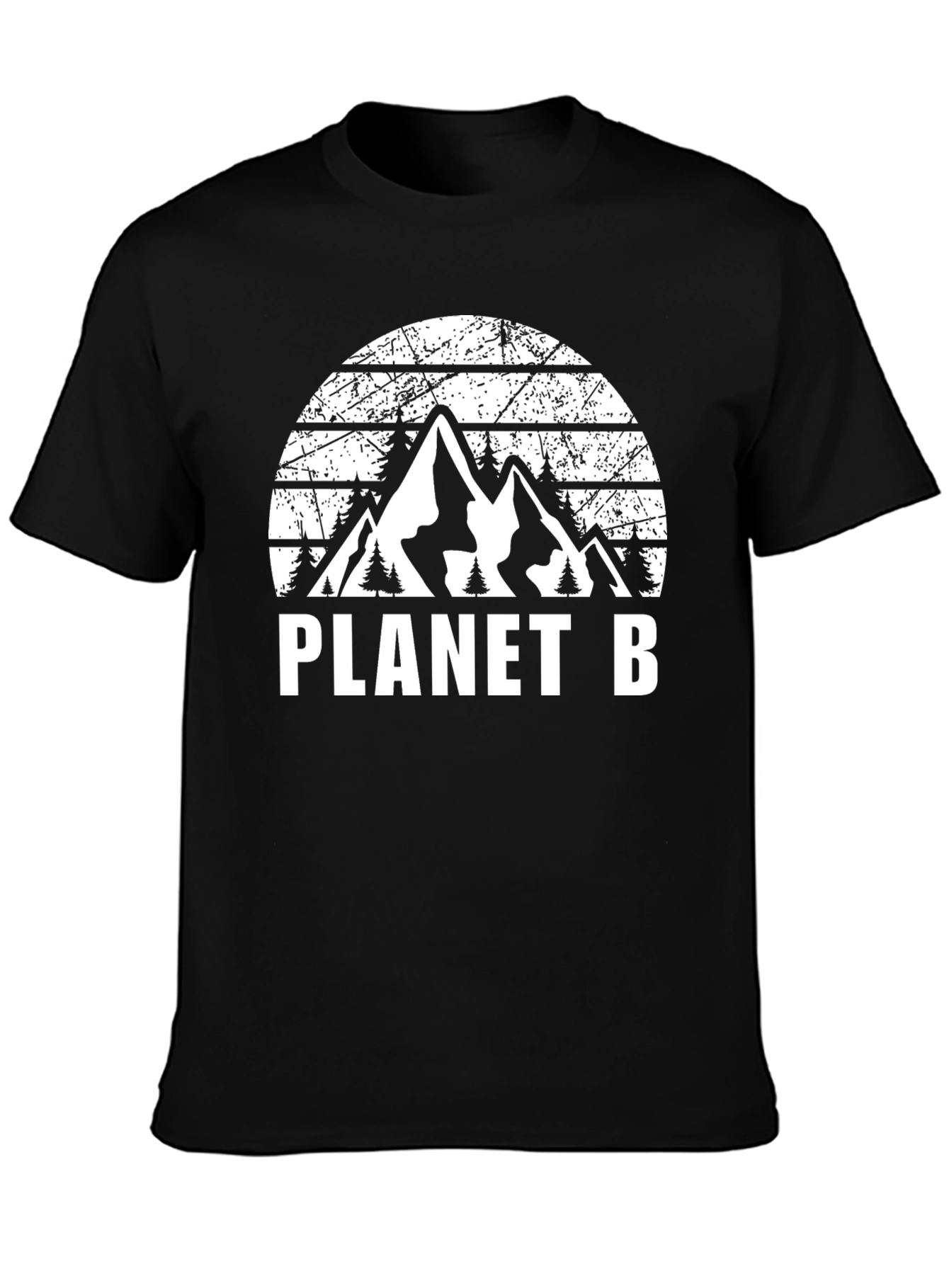 Planet B Mountain Graphic T-Shirt