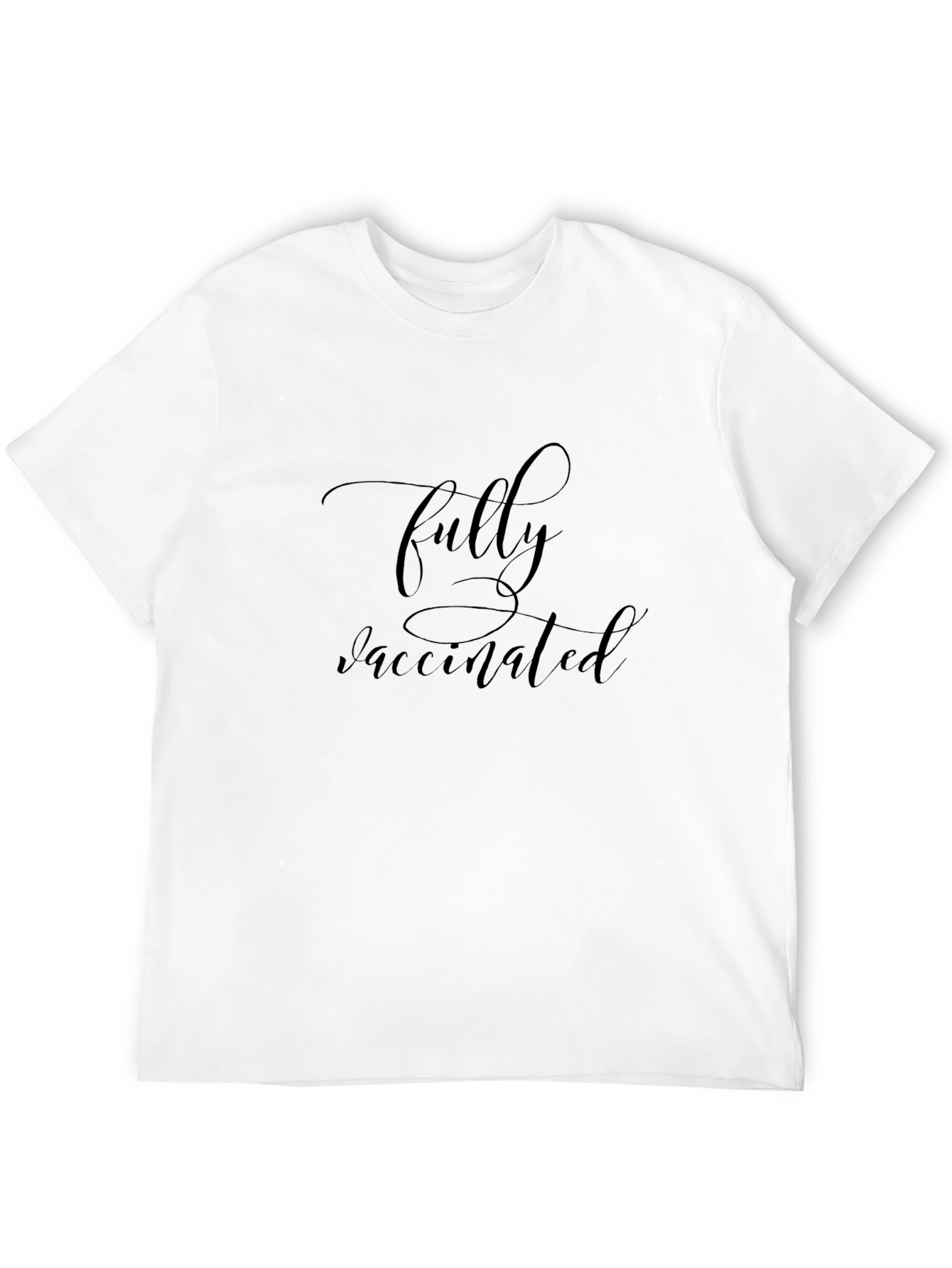 Fully Vaccinated Graphic Tee - Black