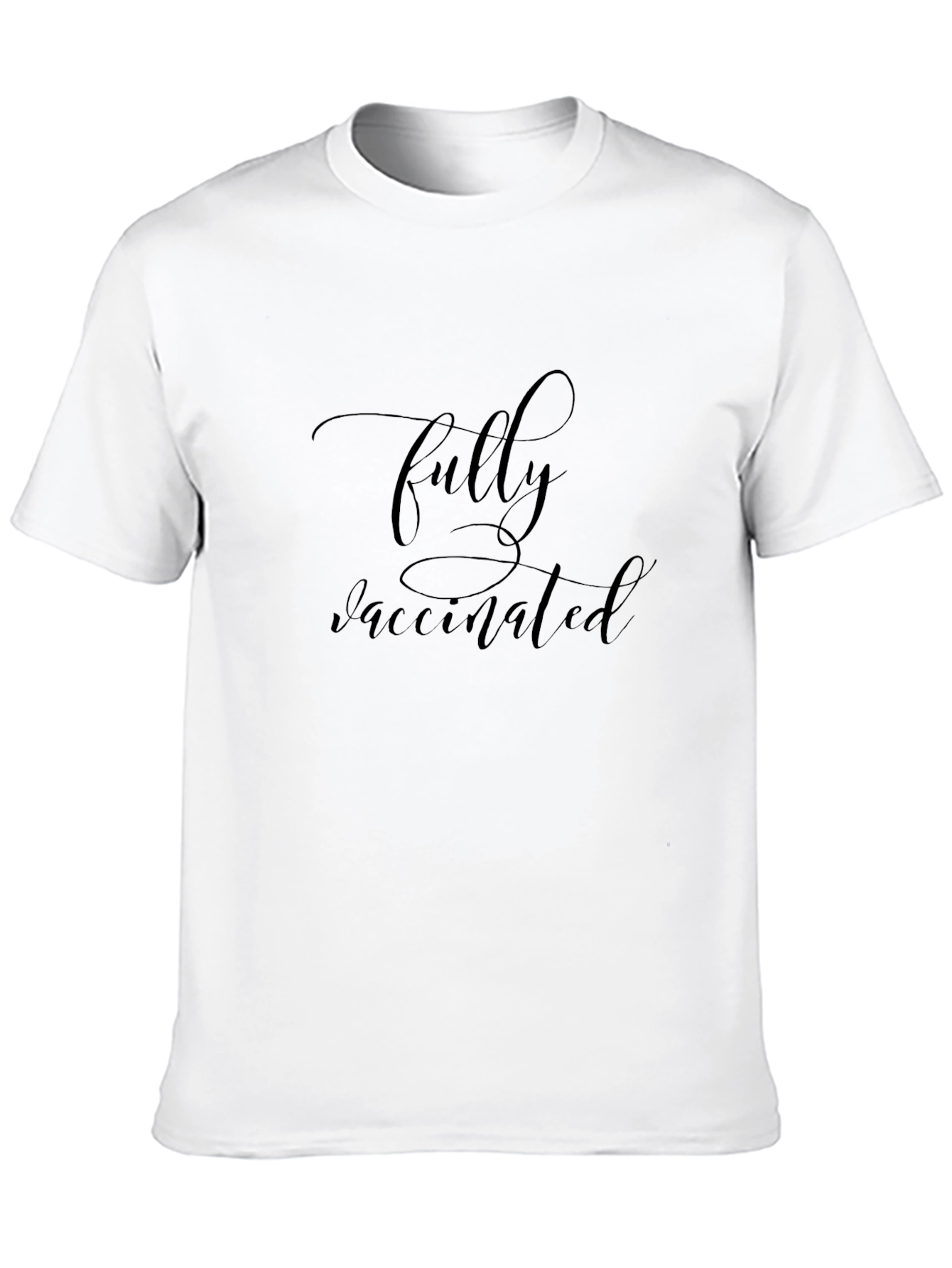 Fully Vaccinated Graphic Tee - Black