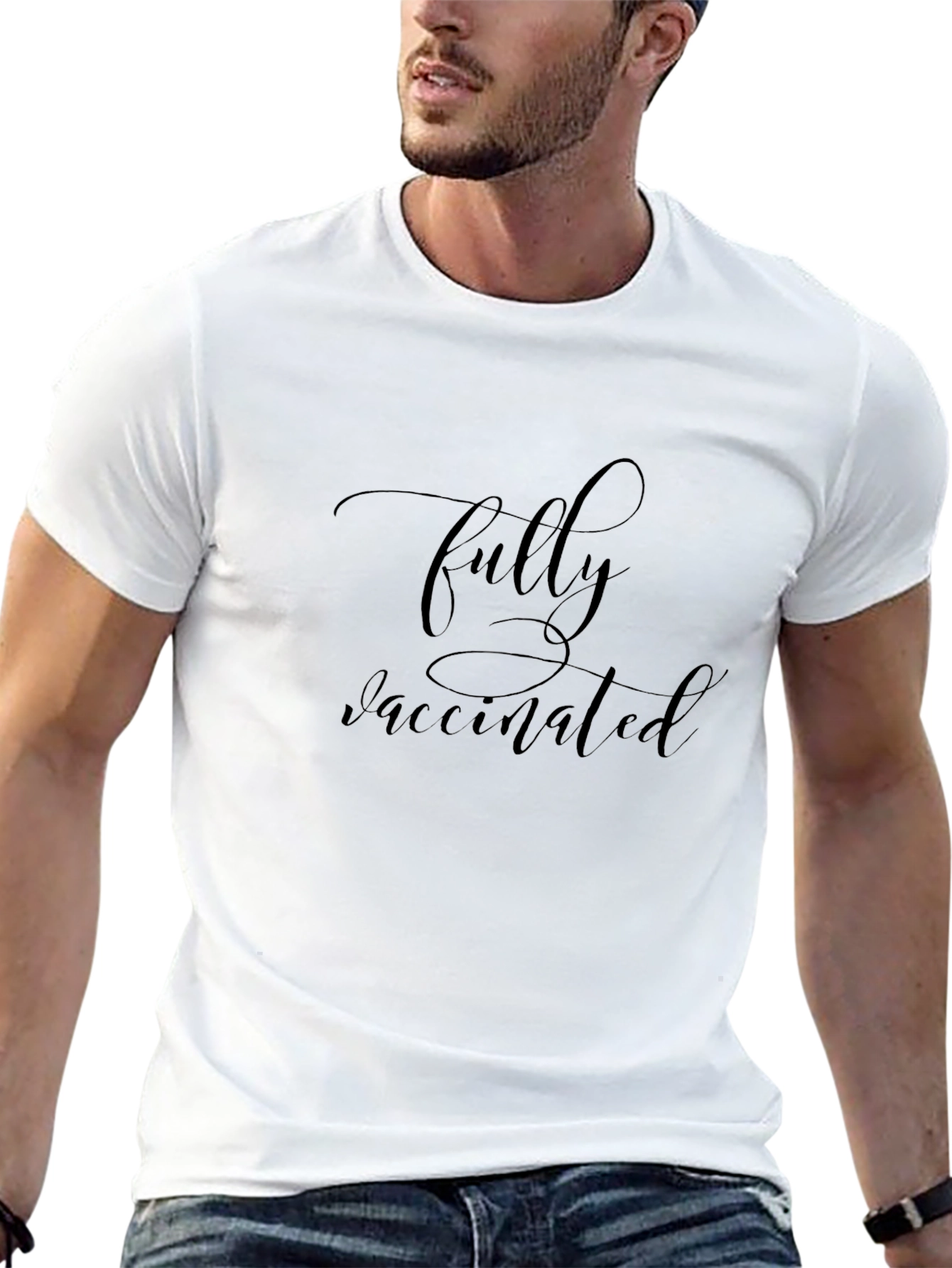 Fully Vaccinated Graphic Tee - Black
