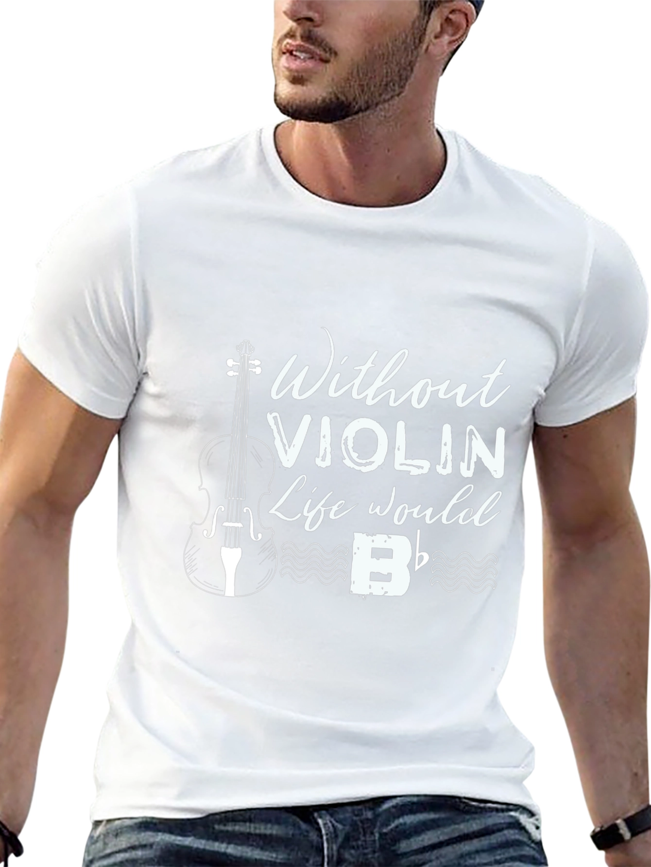Without Violin Life Would B Flat T-Shirt