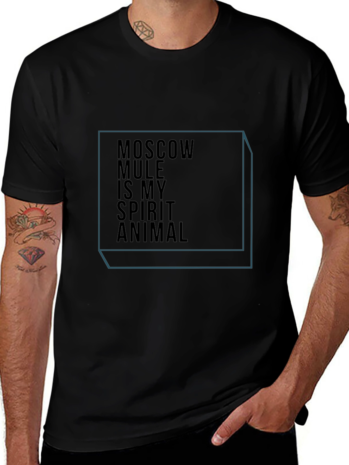 Moscow Mule Spirit Animal Graphic T-Shirt