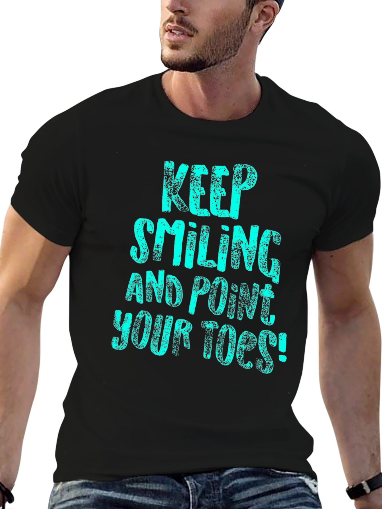 Keep Smiling Tee - Point Your Toes T-Shirt