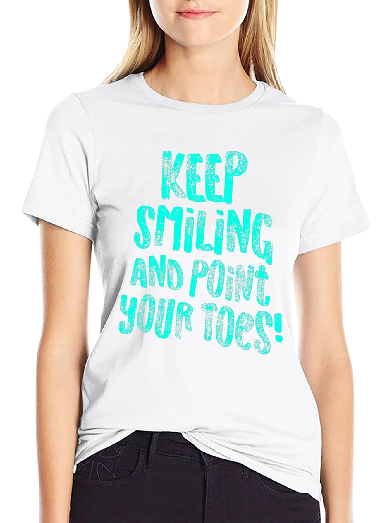 Keep Smiling Tee - Point Your Toes T-Shirt