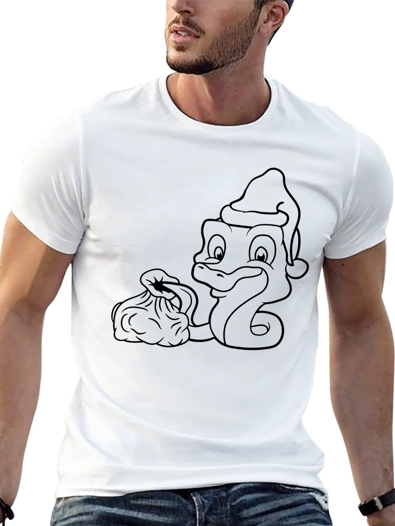 Santa Duck Graphic Tee - Holiday Style
