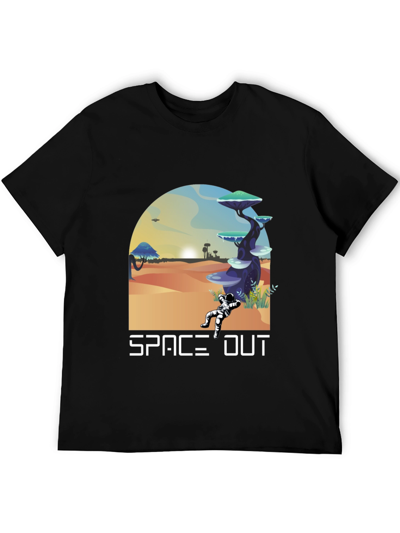 Space Out T-Shirt - Unique Graphic Tee