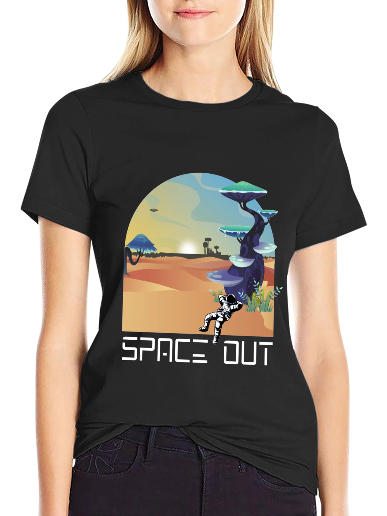 Space Out T-Shirt - Unique Graphic Tee