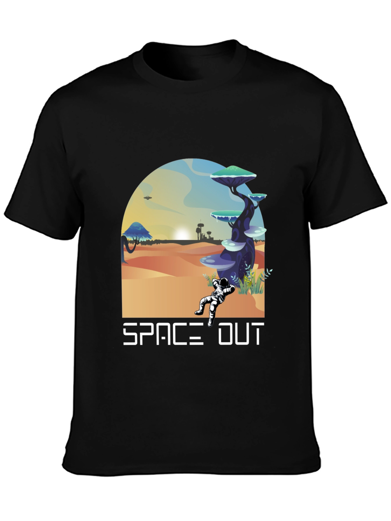 Space Out T-Shirt - Unique Graphic Tee