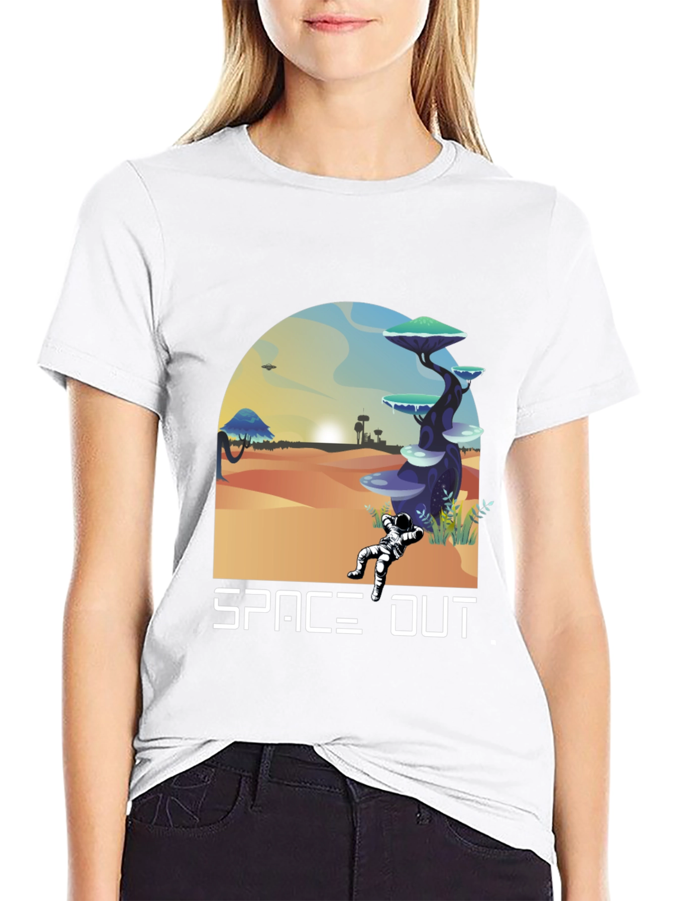 Space Out T-Shirt - Unique Graphic Tee