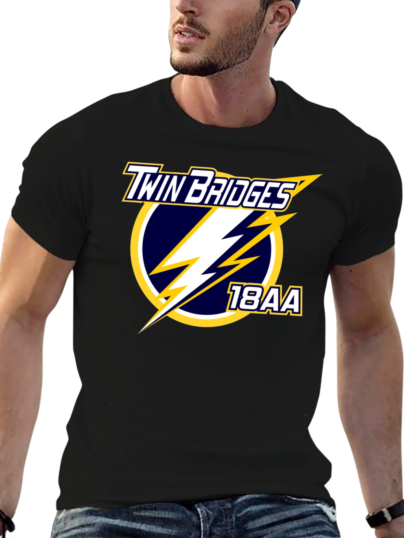 Twin Bridges 18AA Black T-Shirt
