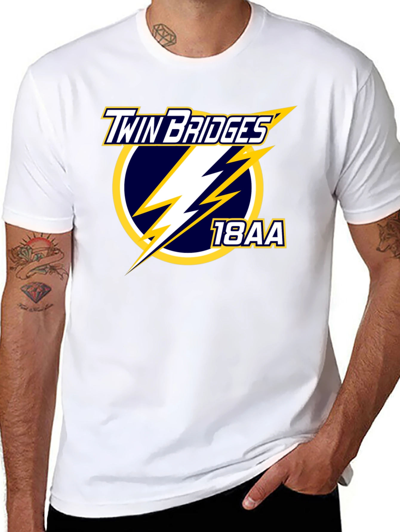 Twin Bridges 18AA Black T-Shirt