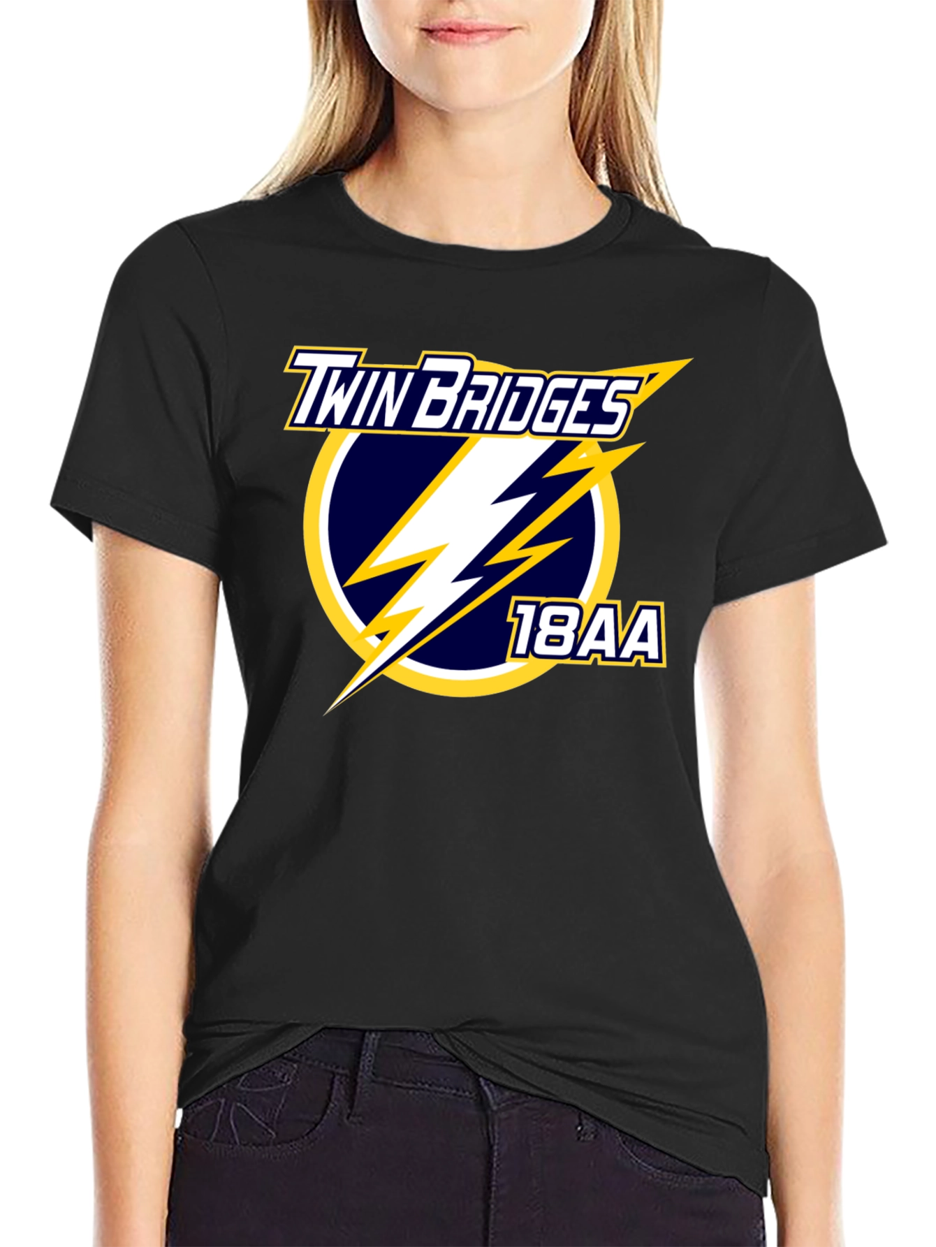 Twin Bridges 18AA Black T-Shirt