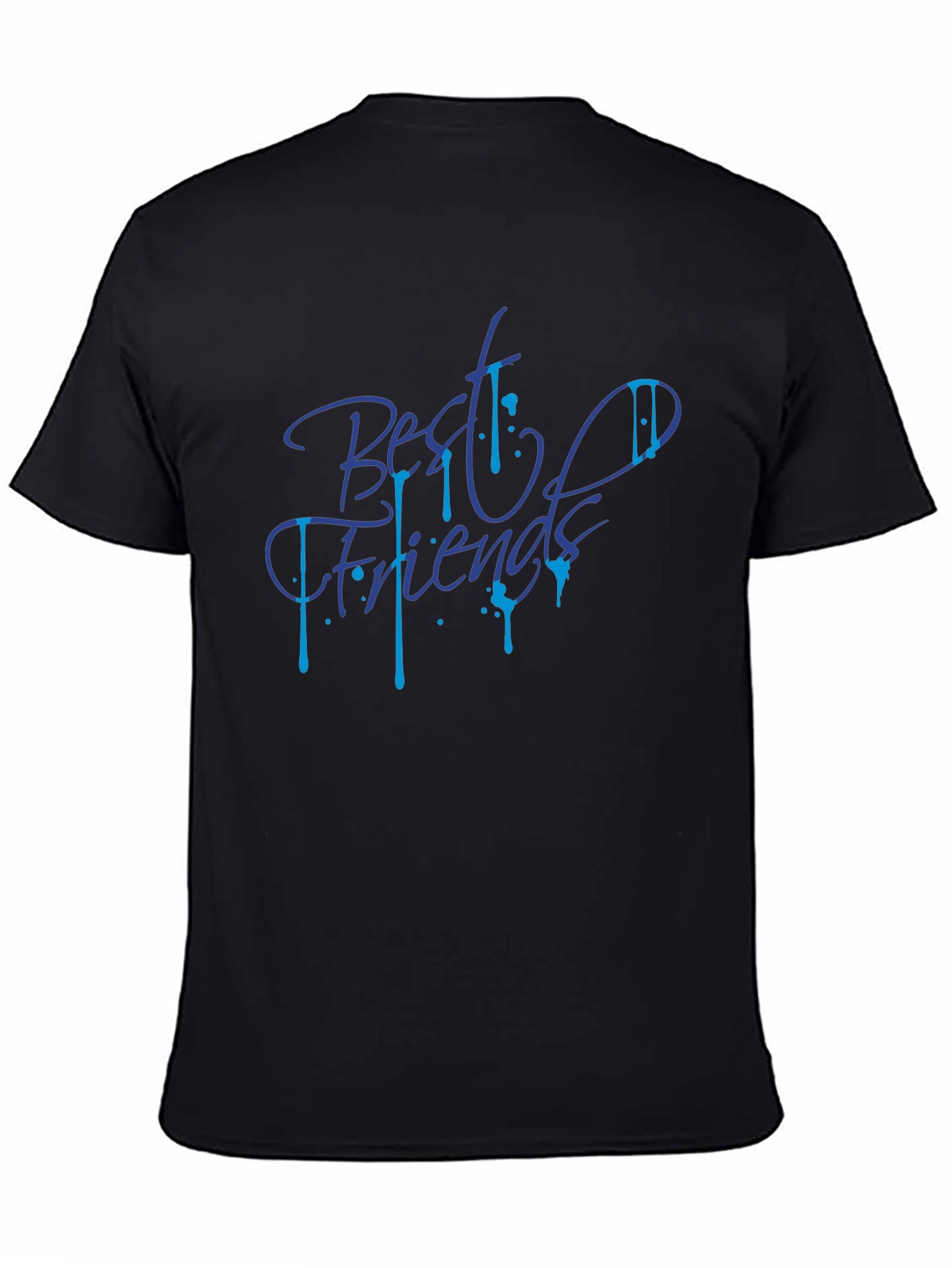 Best Friends Graphic Tee - Stylish Black T-Shirt