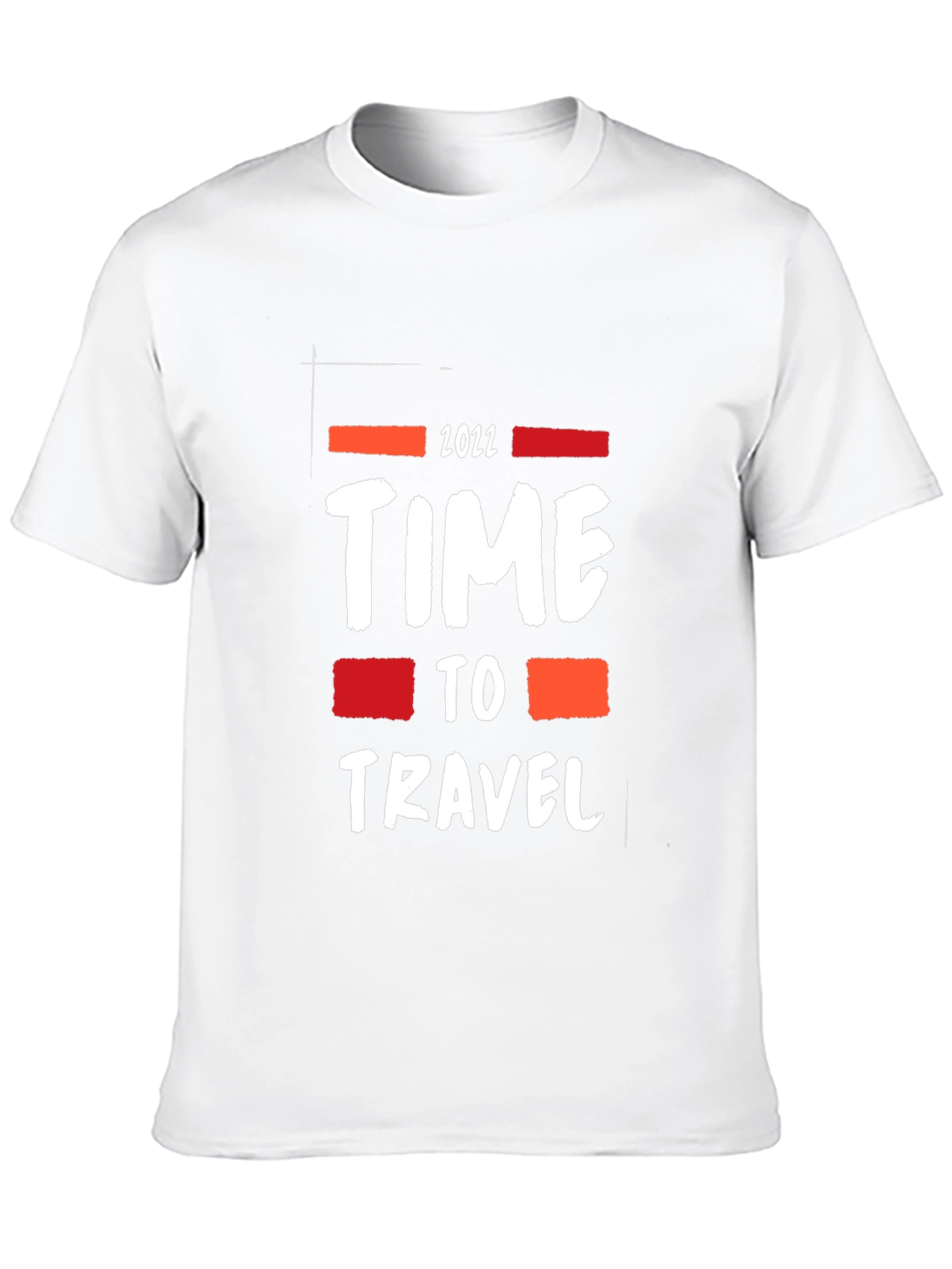 Time to Travel 2022 Black Graphic T-Shirt