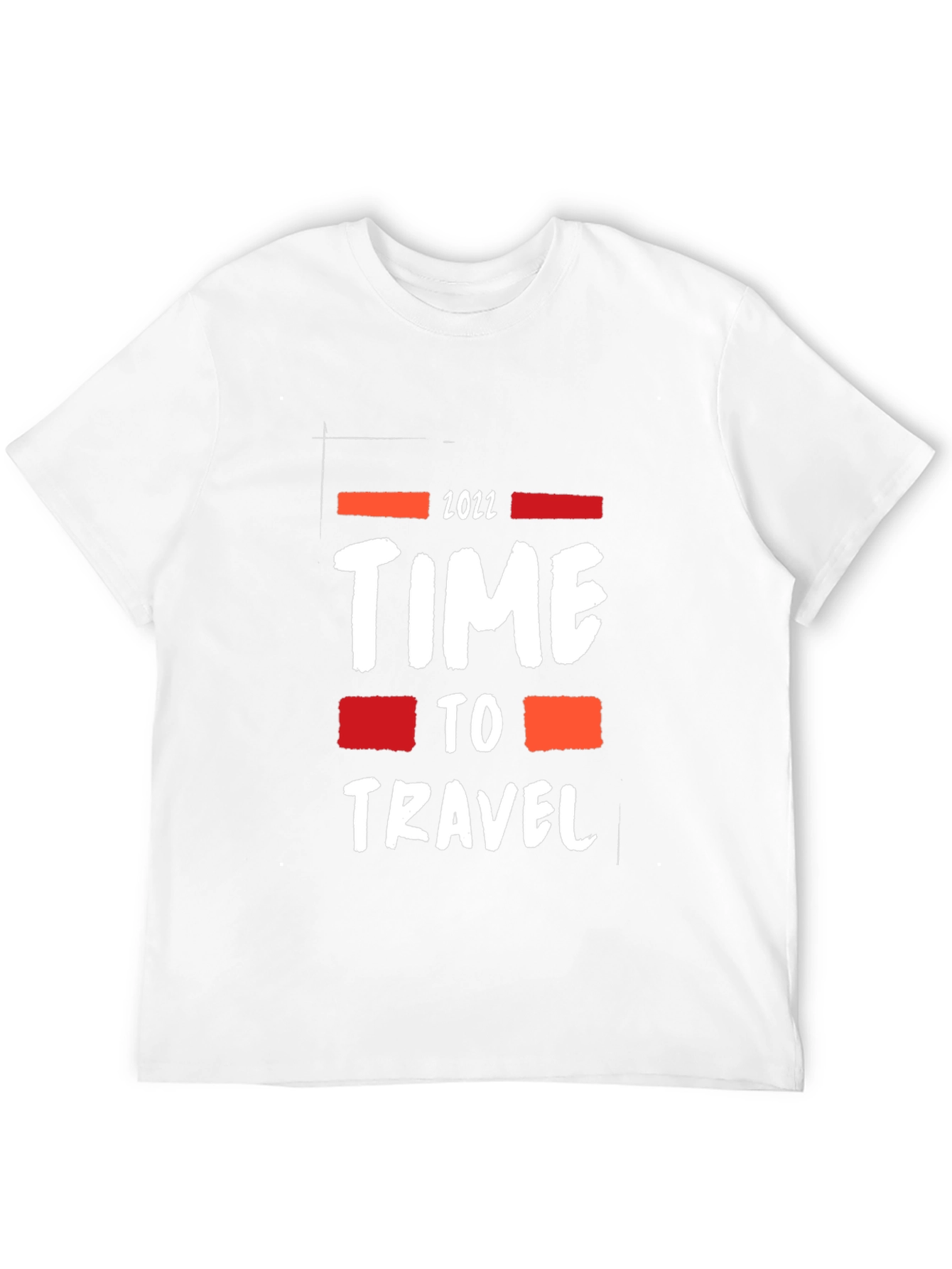 Time to Travel 2022 Black Graphic T-Shirt