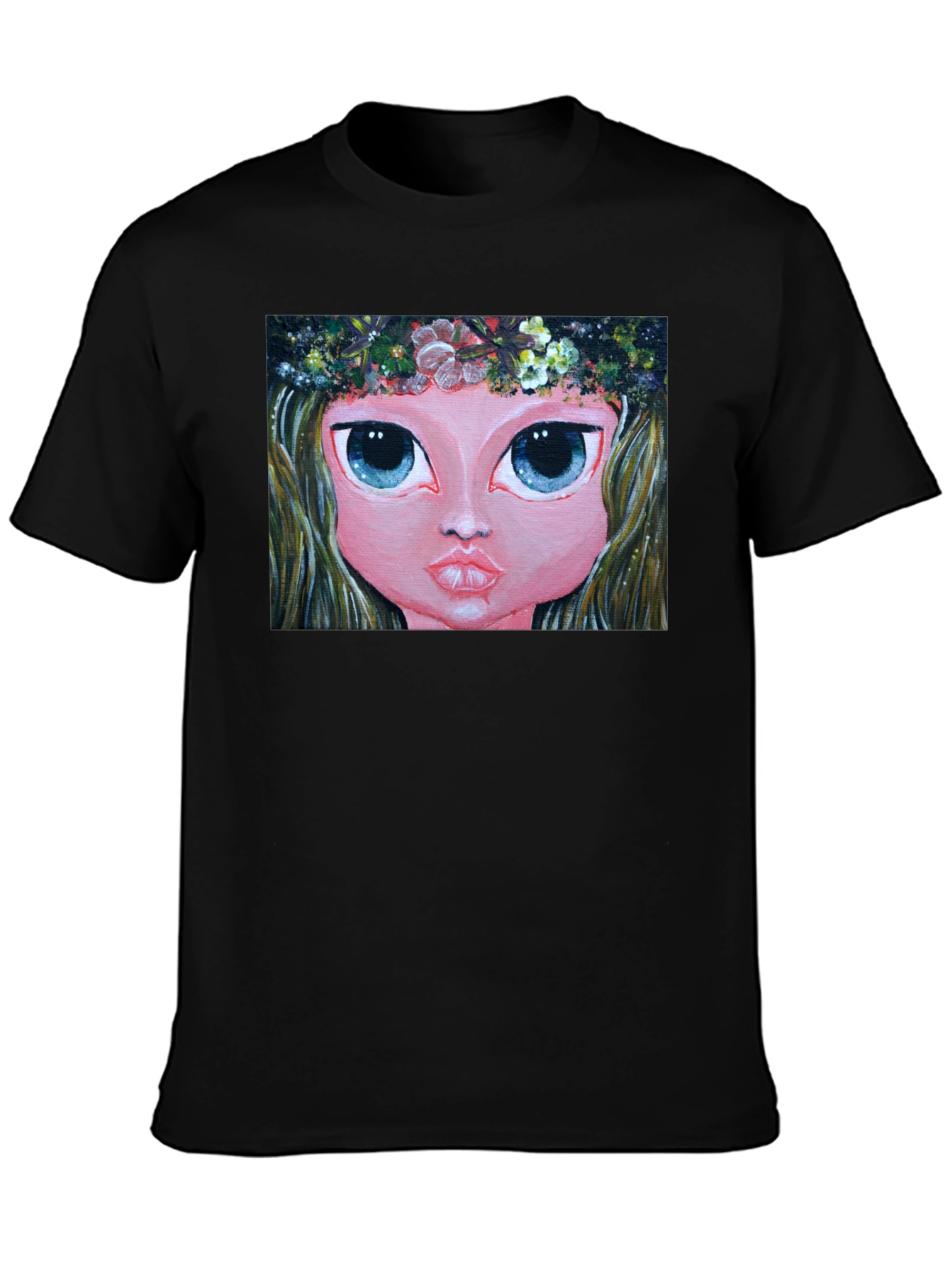 Whimsical Girl Art Tee