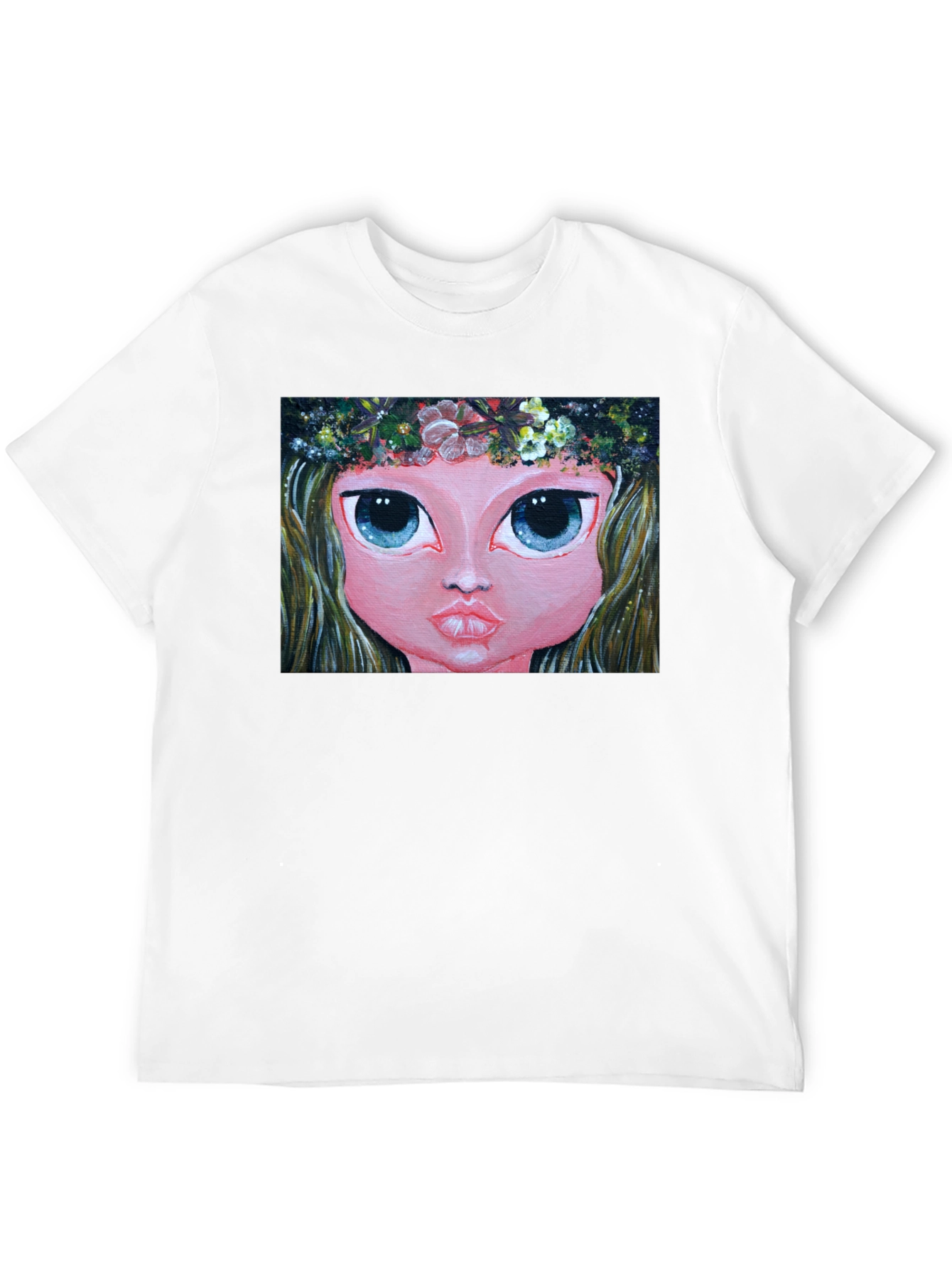 Whimsical Girl Art Tee