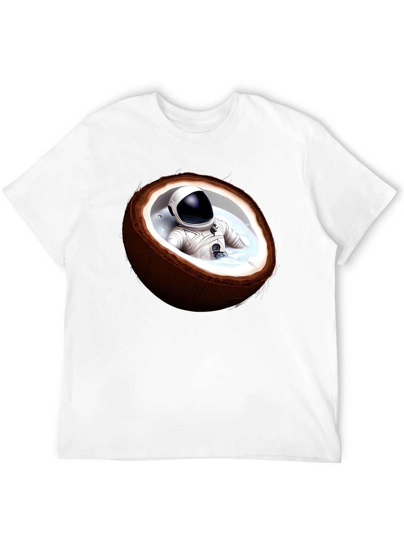 Astronaut Coconut Bathing T-Shirt