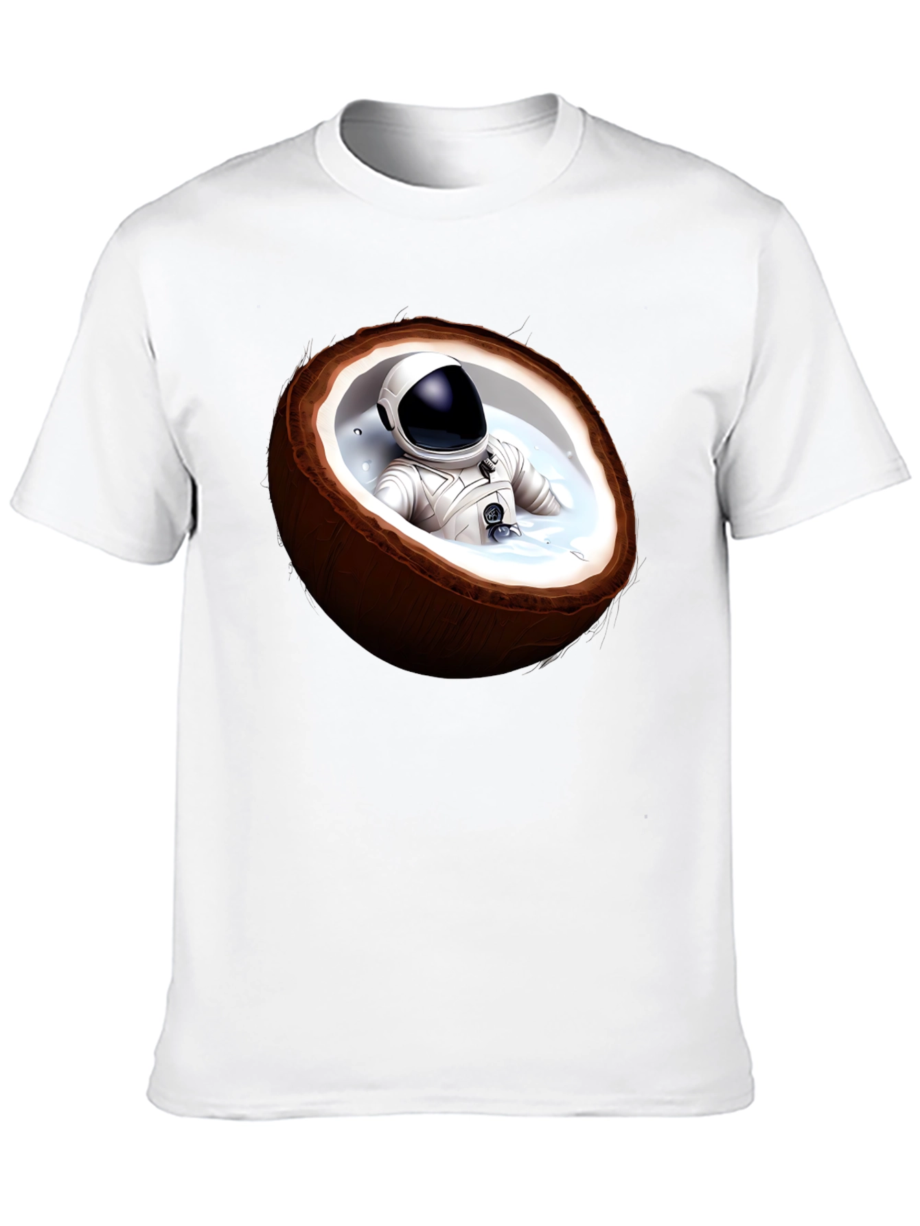 Astronaut Coconut Bathing T-Shirt