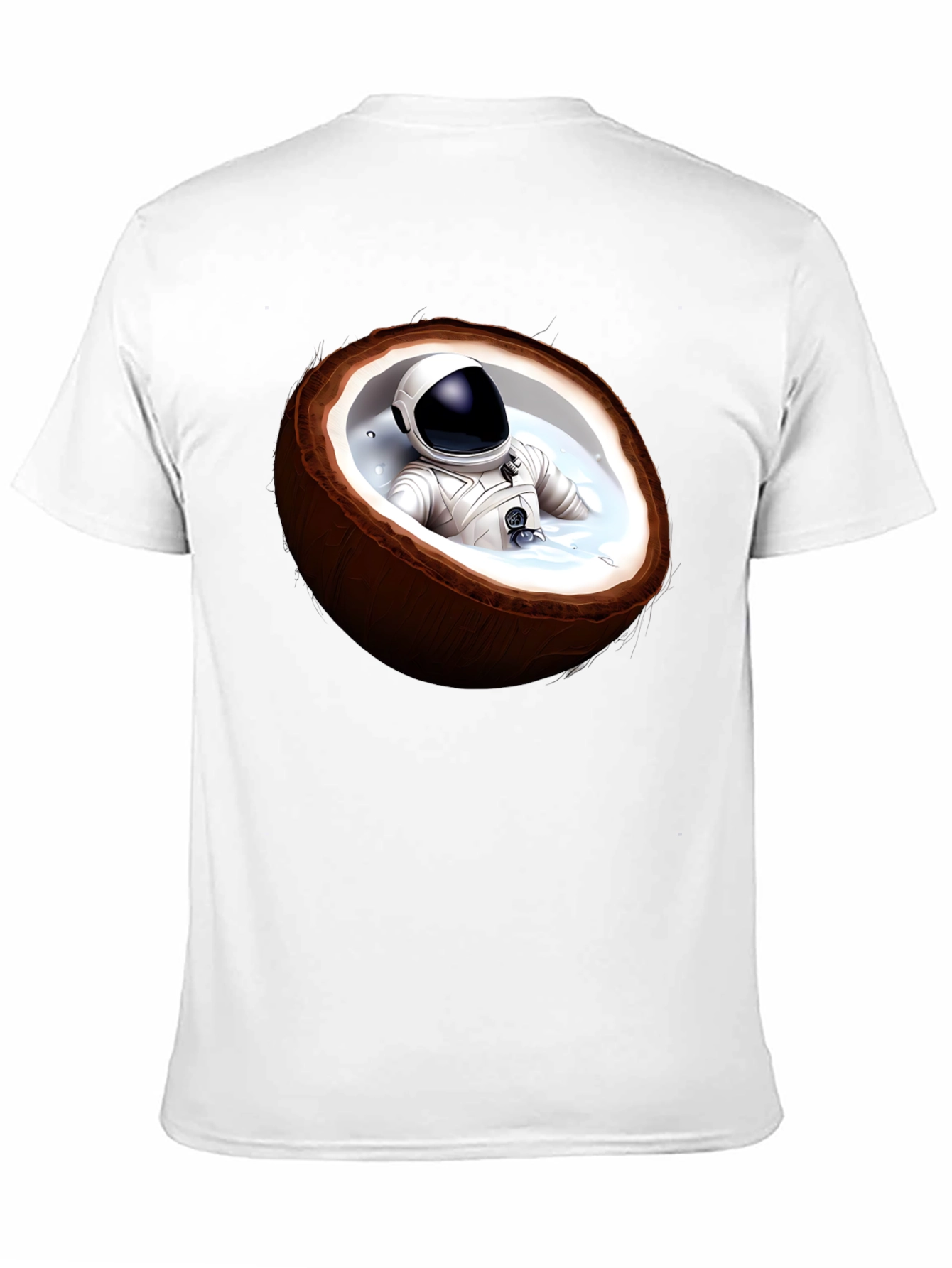 Astronaut Coconut Bathing T-Shirt