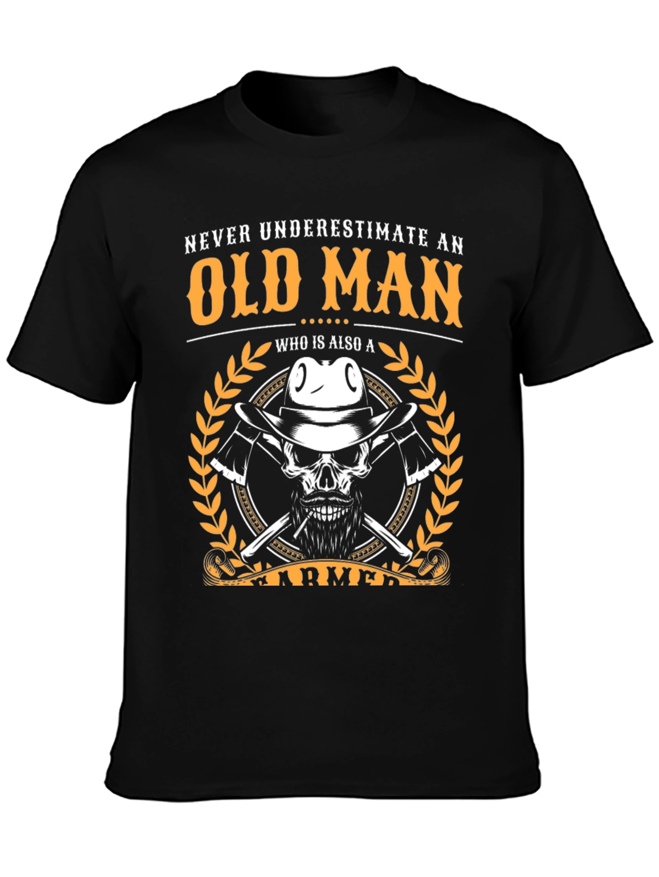 Old Man Farmer T-Shirt