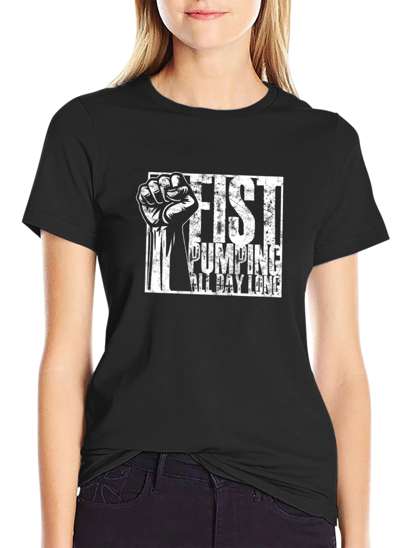 Fist Pumping All Day Long T-Shirt