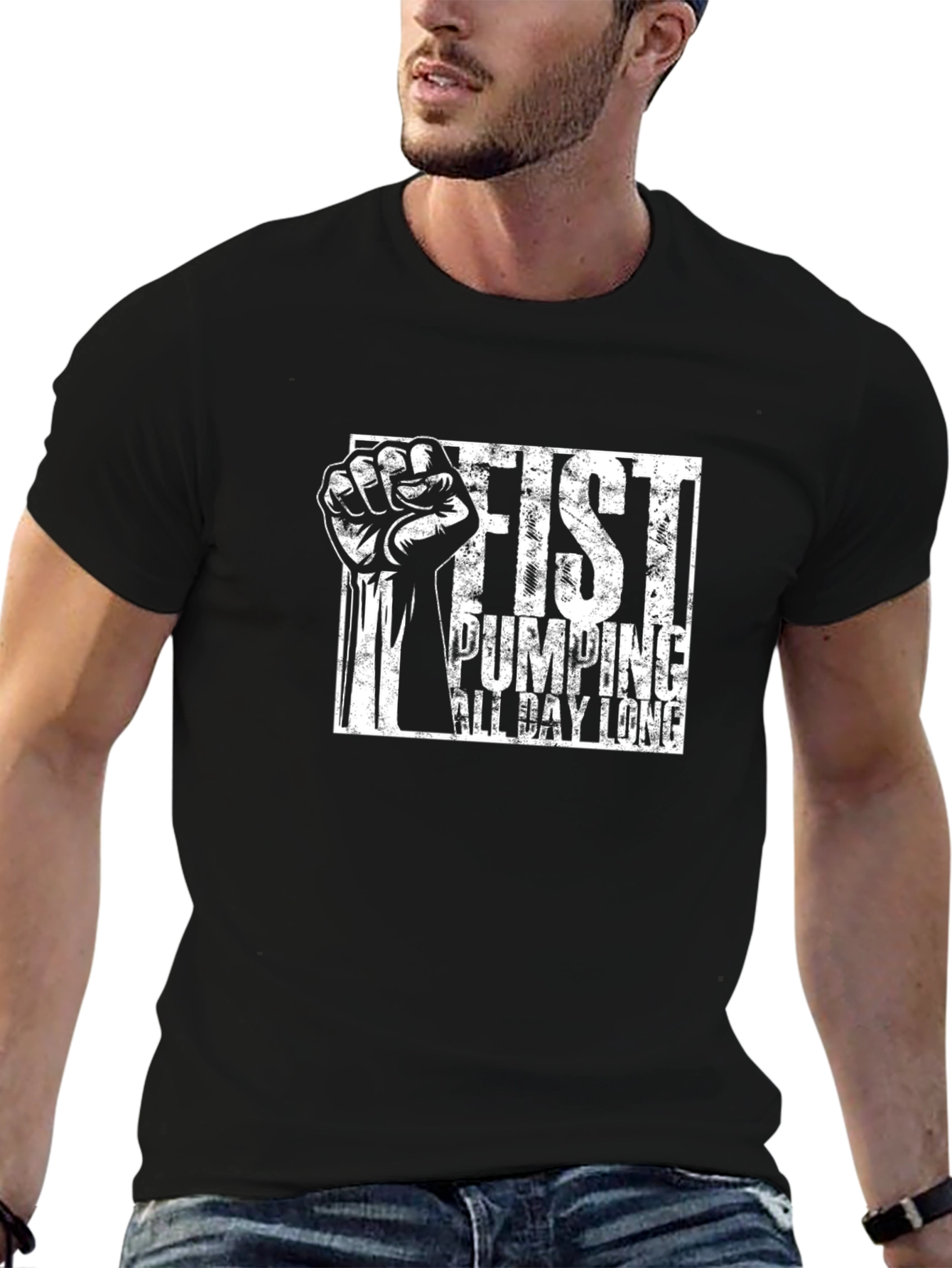 Fist Pumping All Day Long T-Shirt