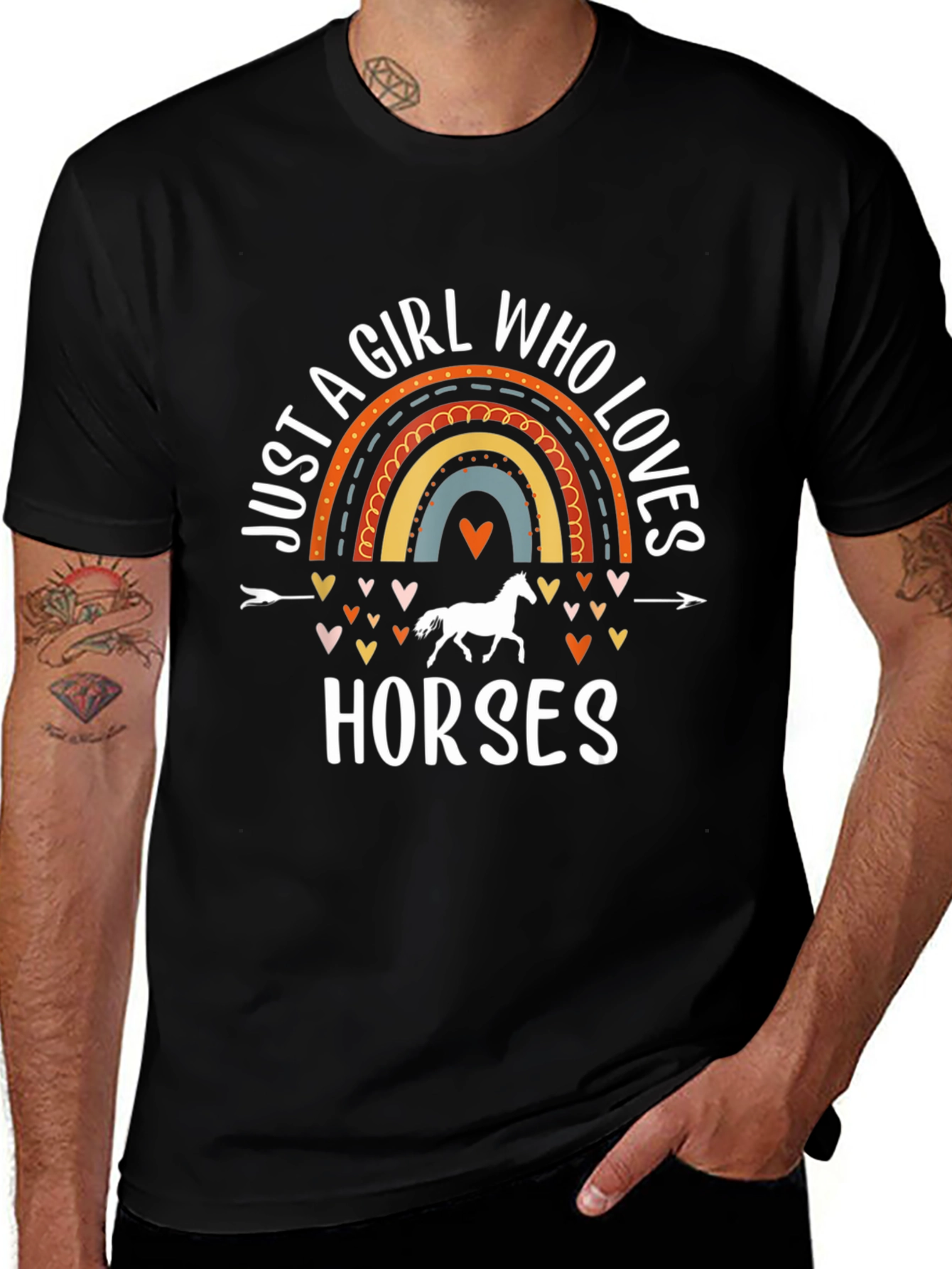 Just a Girl Who Loves Horses T-Shirt