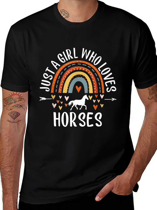 Just a Girl Who Loves Horses T-Shirt