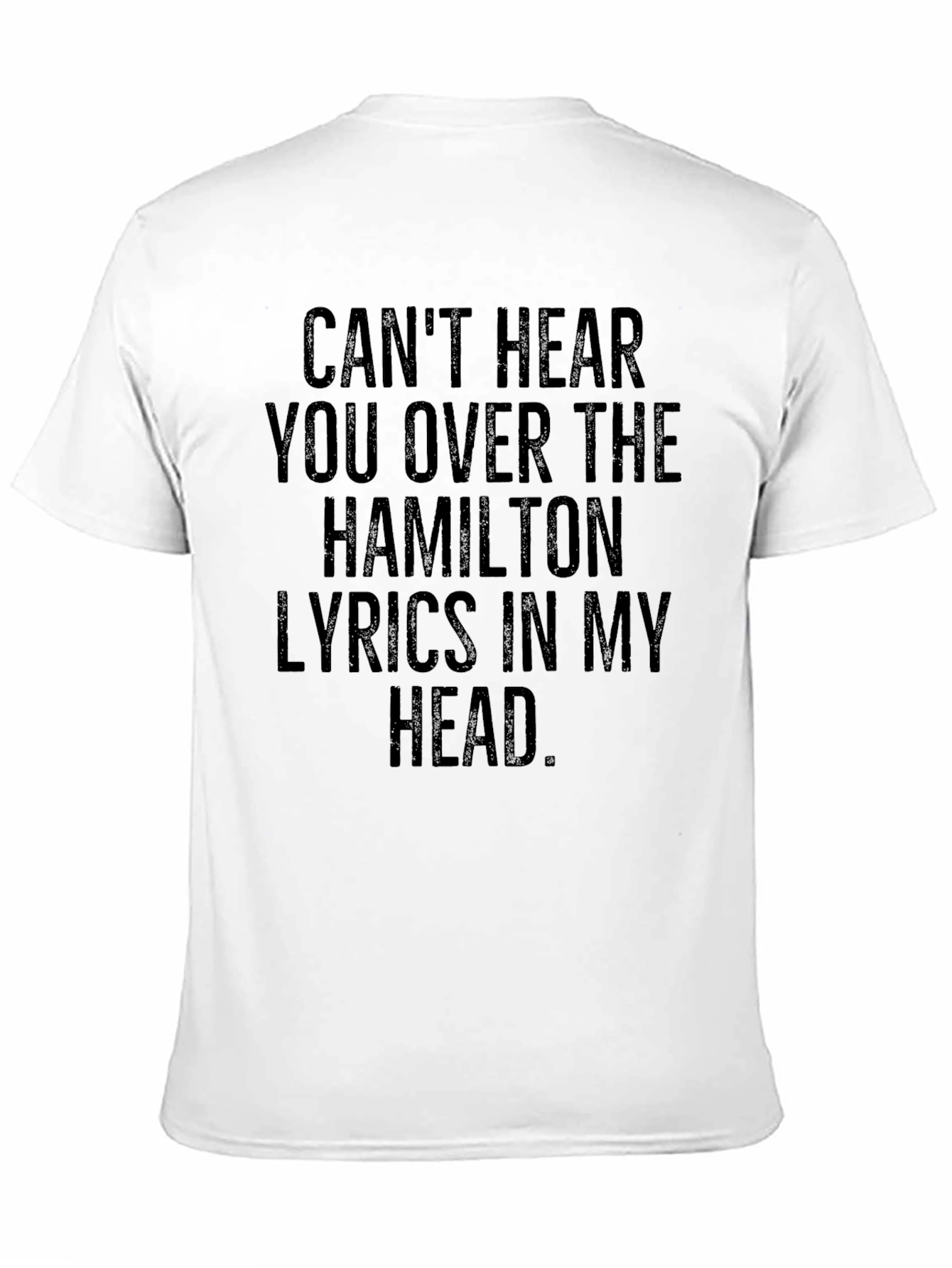 Hamilton Lyrics Tee - Black T-Shirt