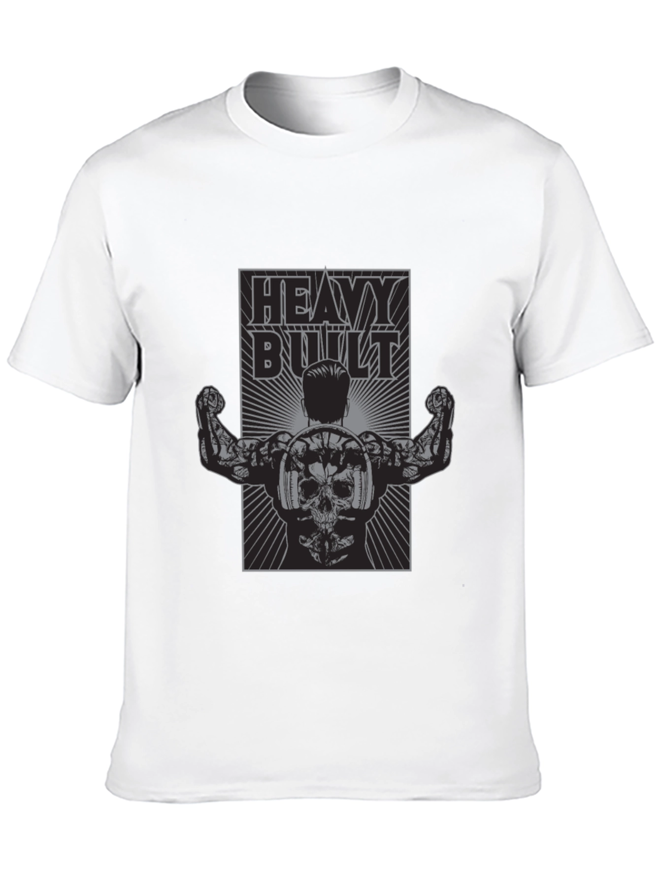 Heavy Built Graphic T-Shirt - Black